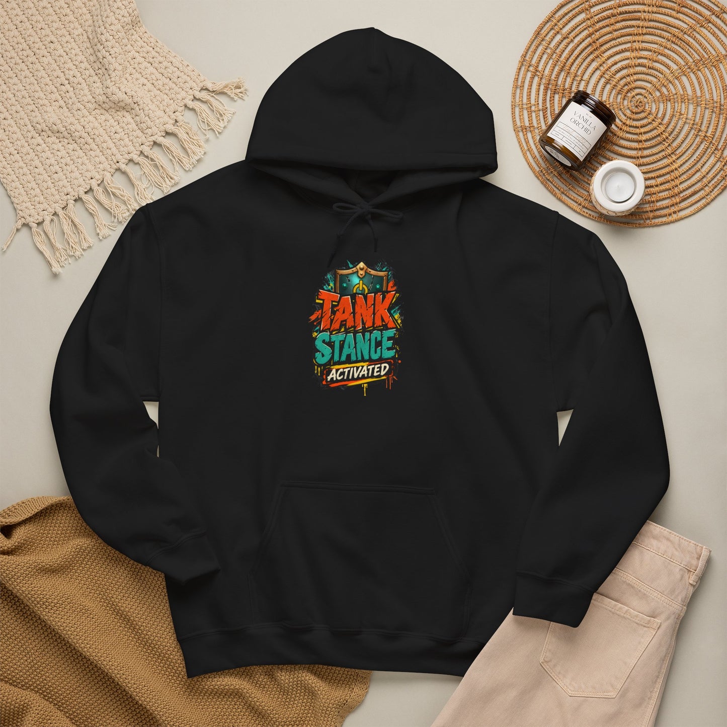 Tank Stance Activated Gamer Hoodie – Neon Graffiti Tank Main Sweatshirt