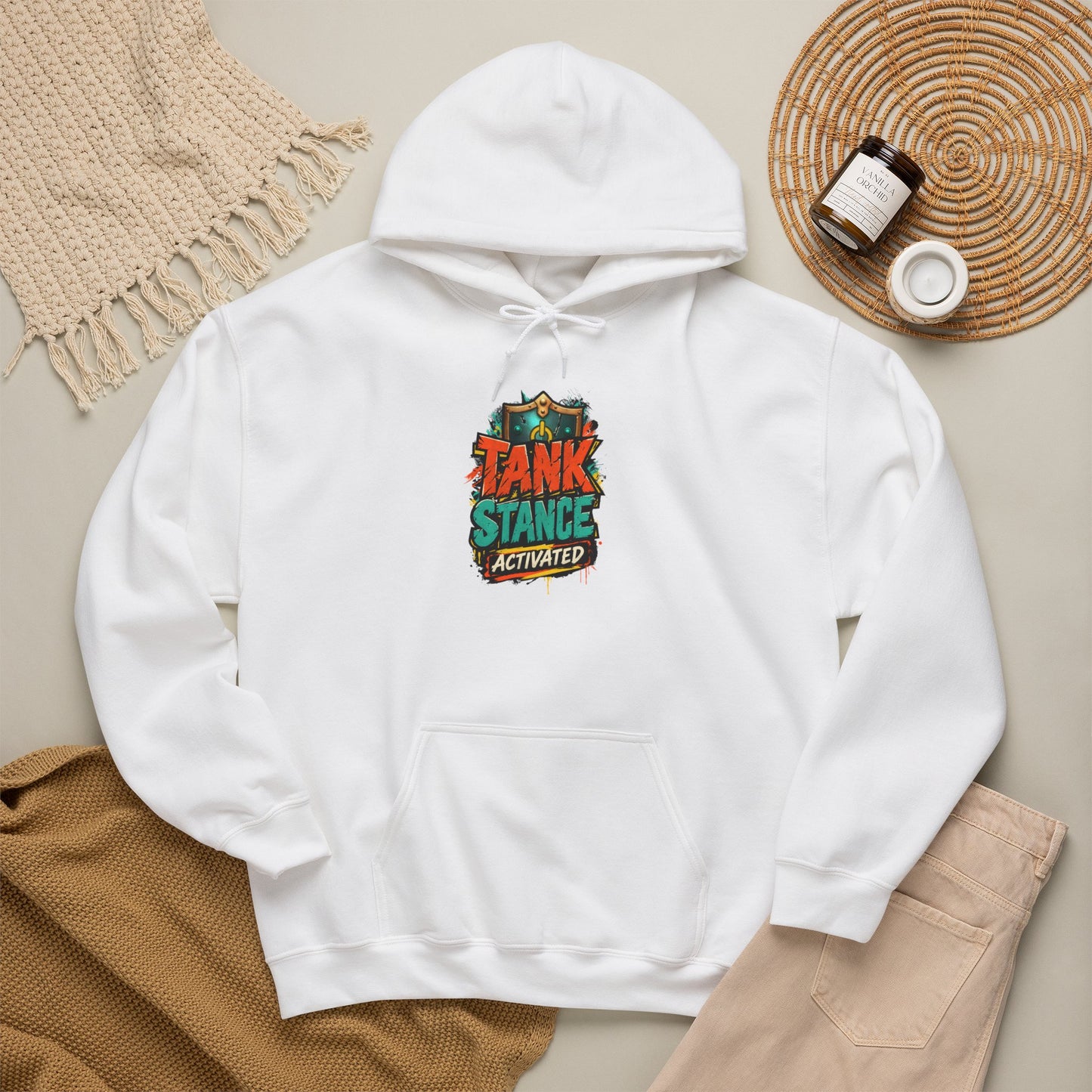 Tank Stance Activated Gamer Hoodie – Neon Graffiti Tank Main Sweatshirt