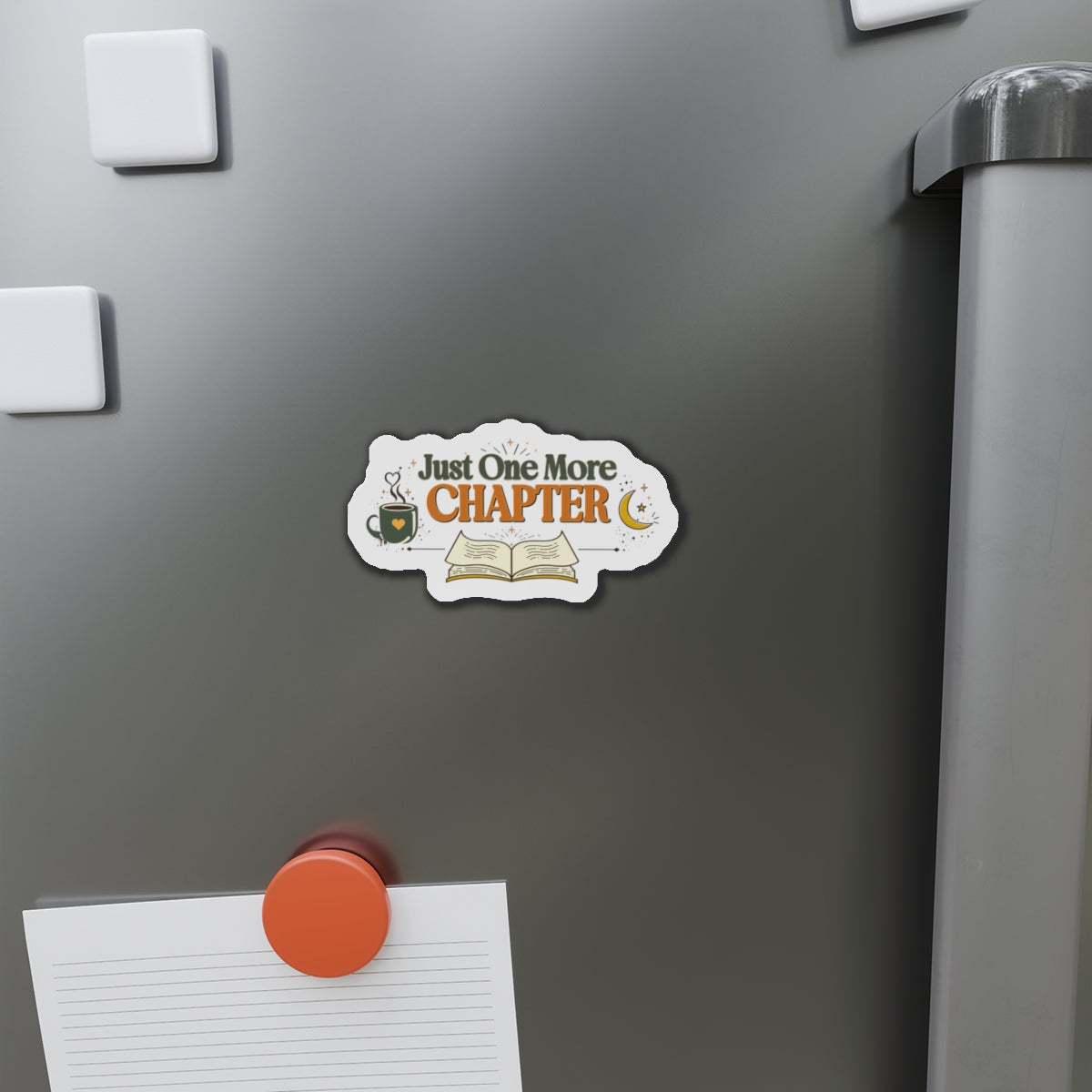 Just One More Chapter Book Lover Die-Cut Magnet