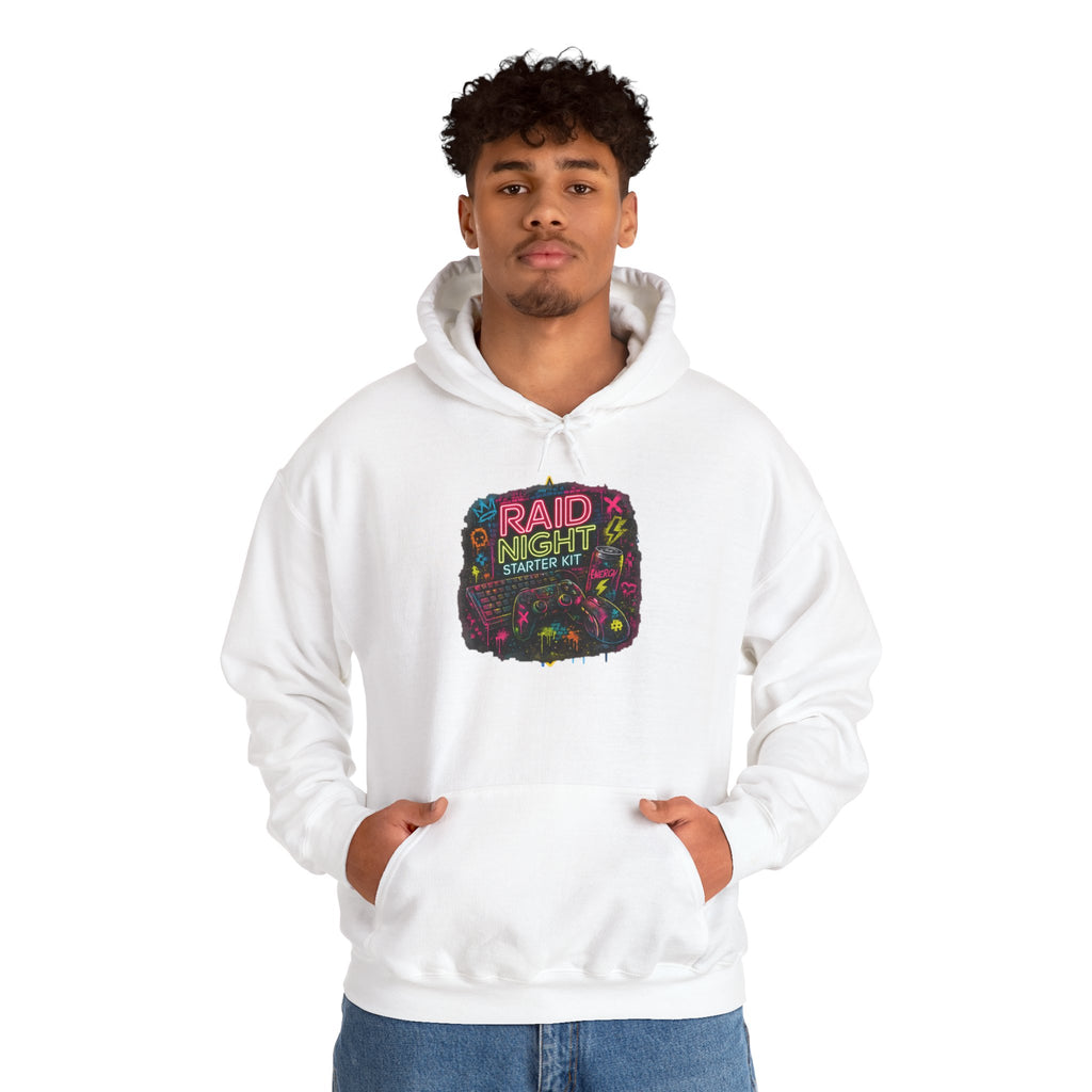 Raid Night Starter Kit | Retro Neon Gamer Hoodie