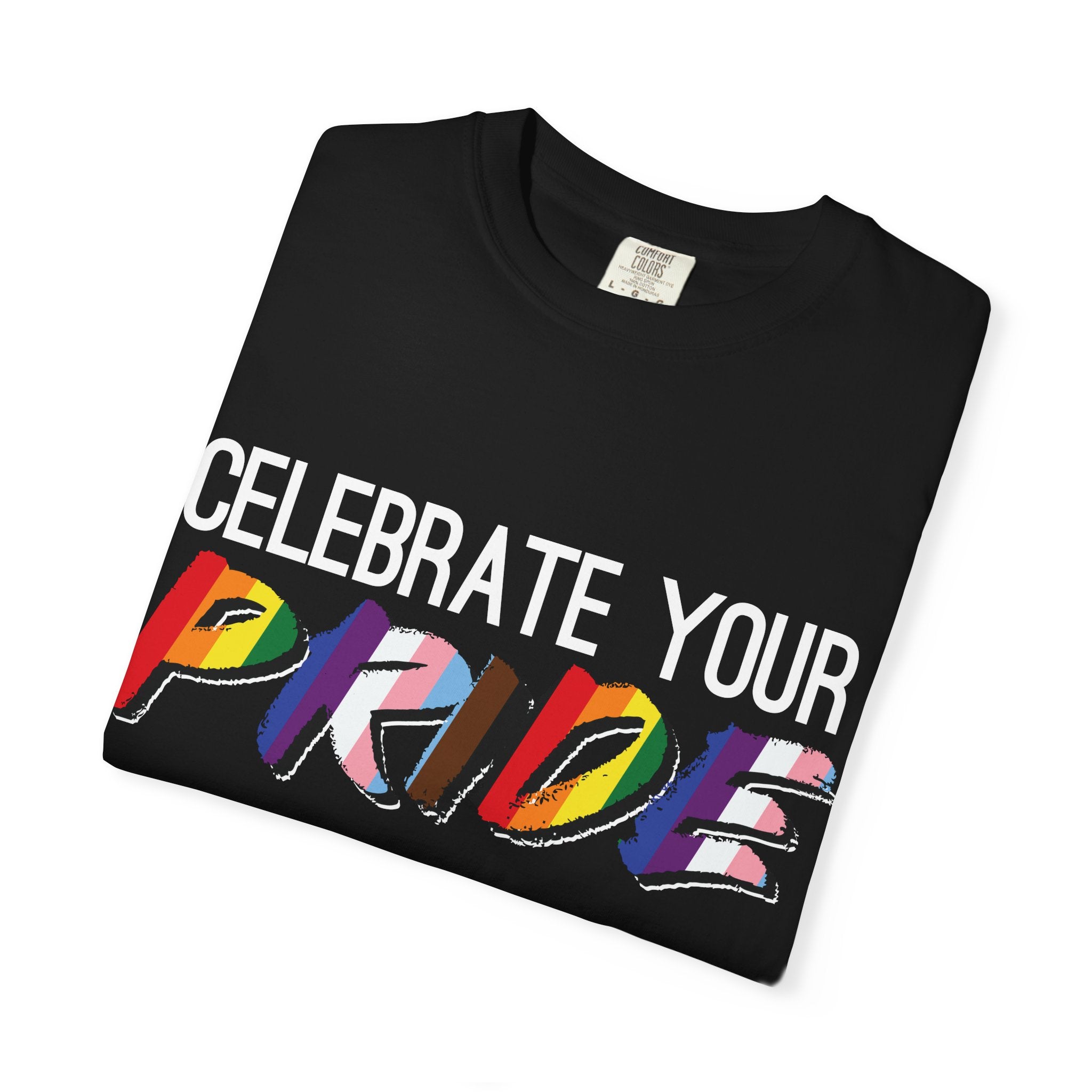 Celebrate Your Pride T-Shirt — Rainbow LGBTQ+ Pride Tee