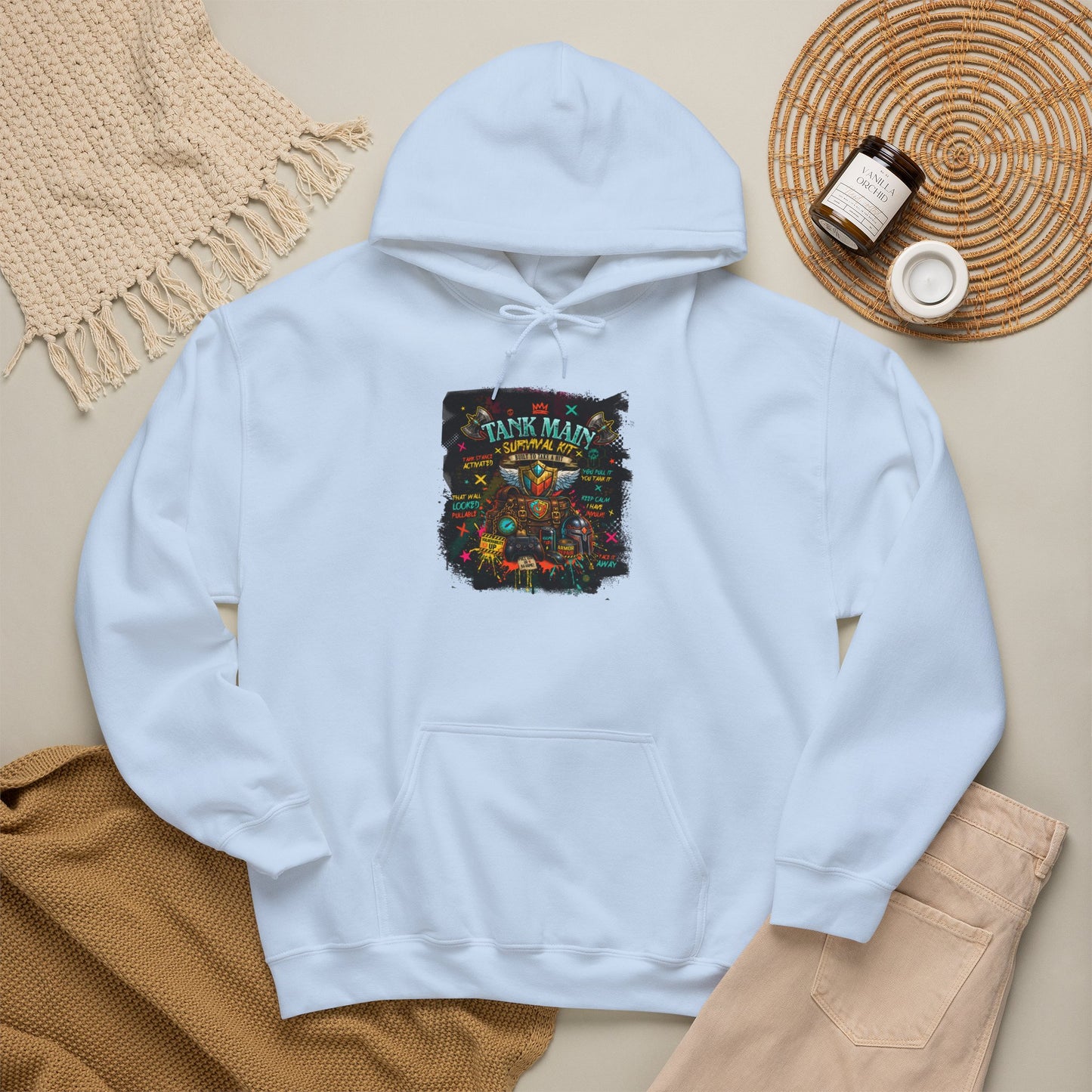 Tank Main Survival Kit | Fantasy Gamer Hoodie