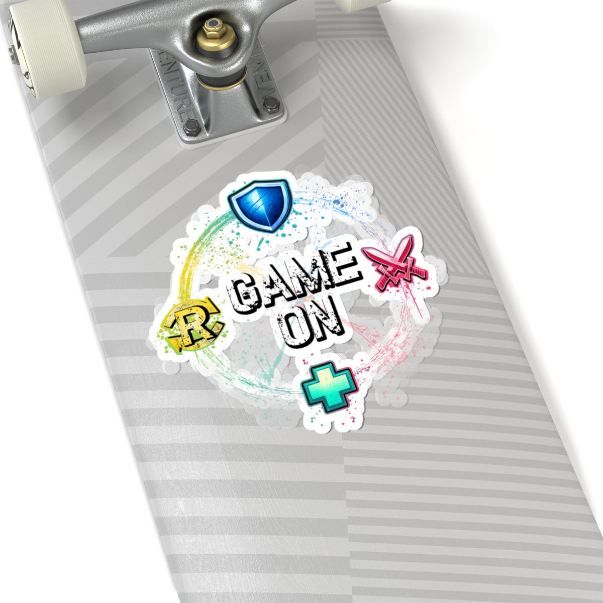Tank DPS Heal Repeat Gaming Sticker | MMO RPG Role Cycle Vinyl Decal