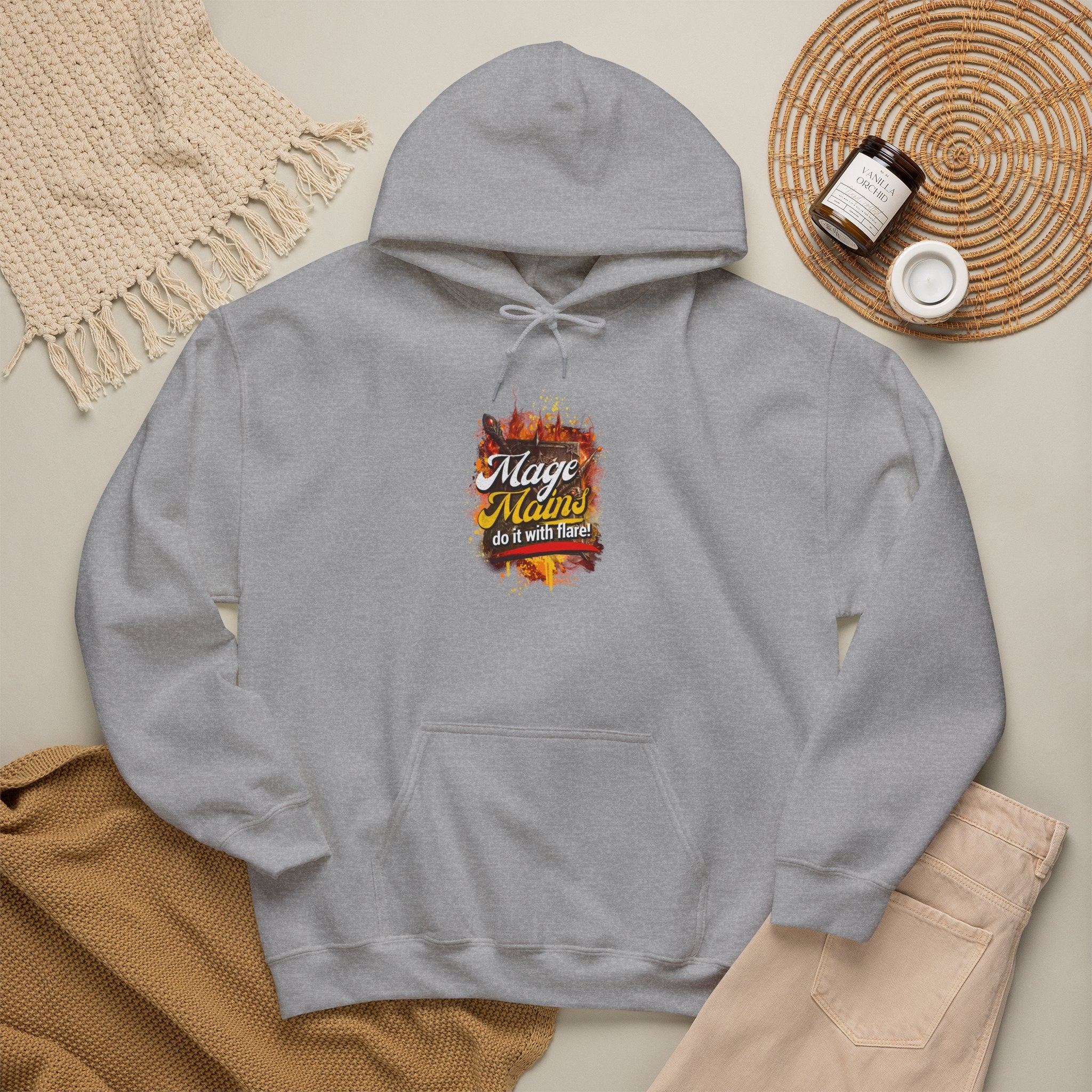 Mage Mains Do it with Flare | Gaming, E-Sports Hoodie
