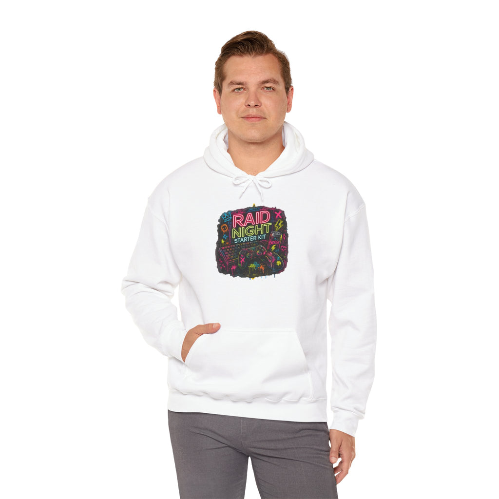 Raid Night Starter Kit | Retro Neon Gamer Hoodie
