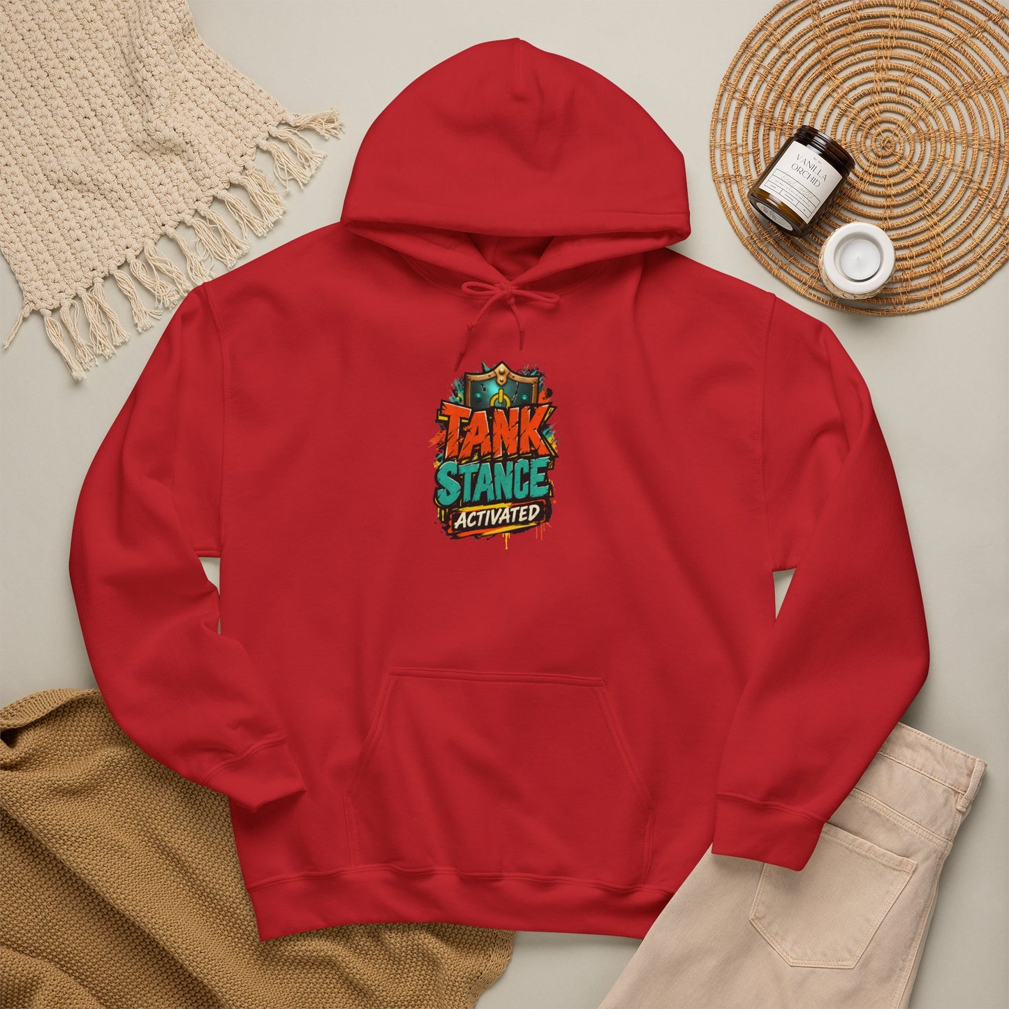 Tank Stance Activated Gamer Hoodie – Neon Graffiti Tank Main Sweatshirt