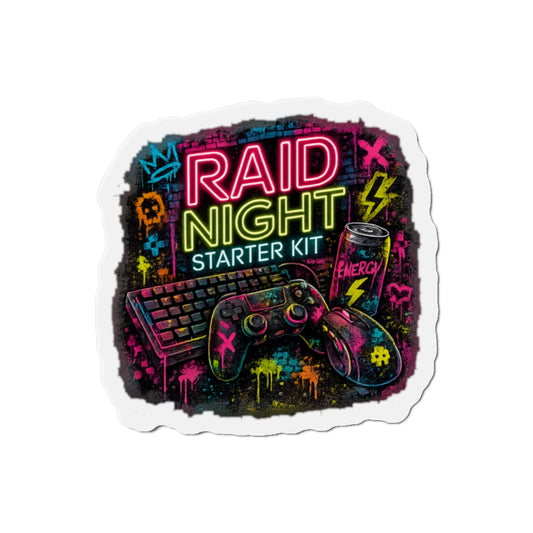 Raid Night Starter Kit Die-Cut Gamer Magnet