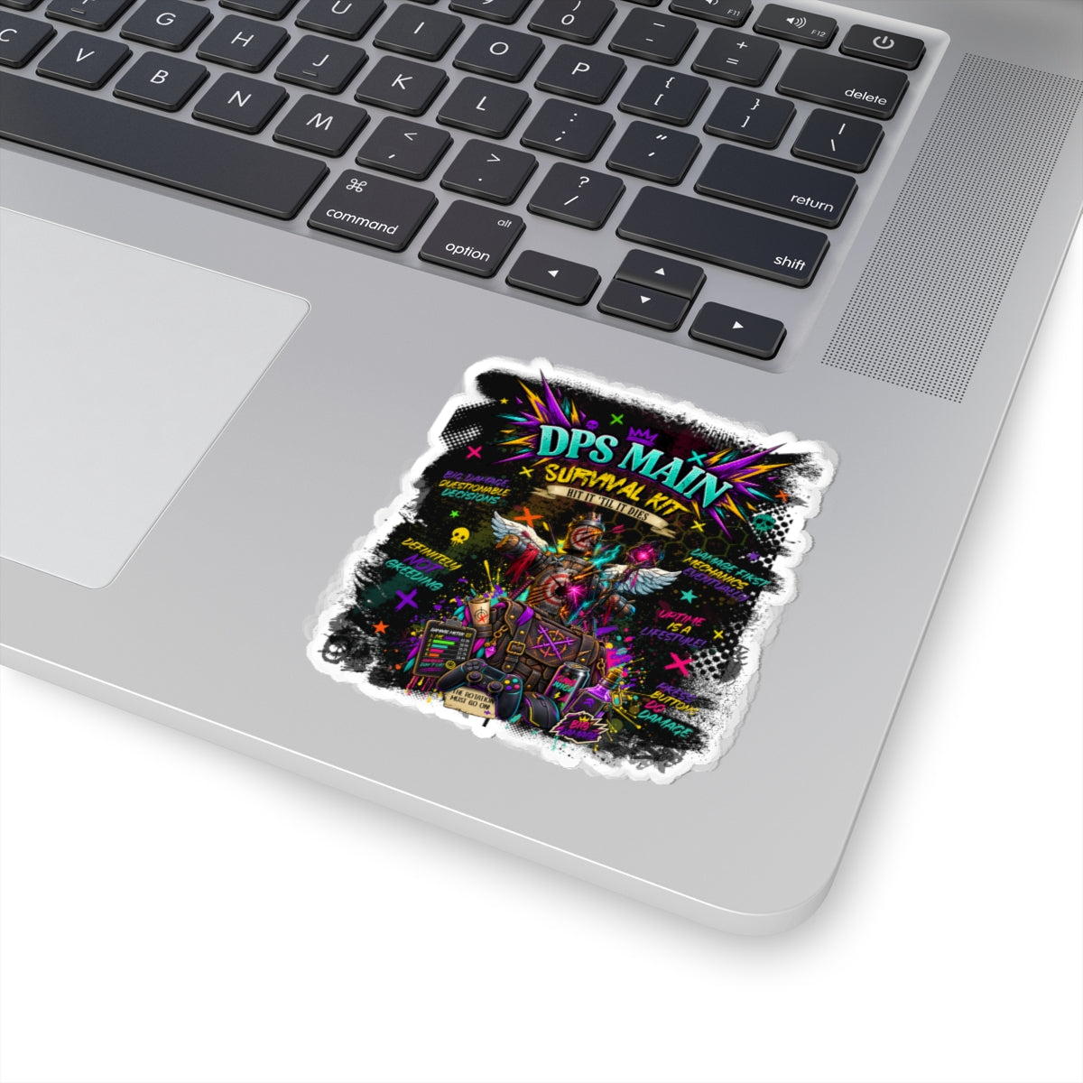 DPS Main Survival Kit | Neon Gamer Vinyl Sticker