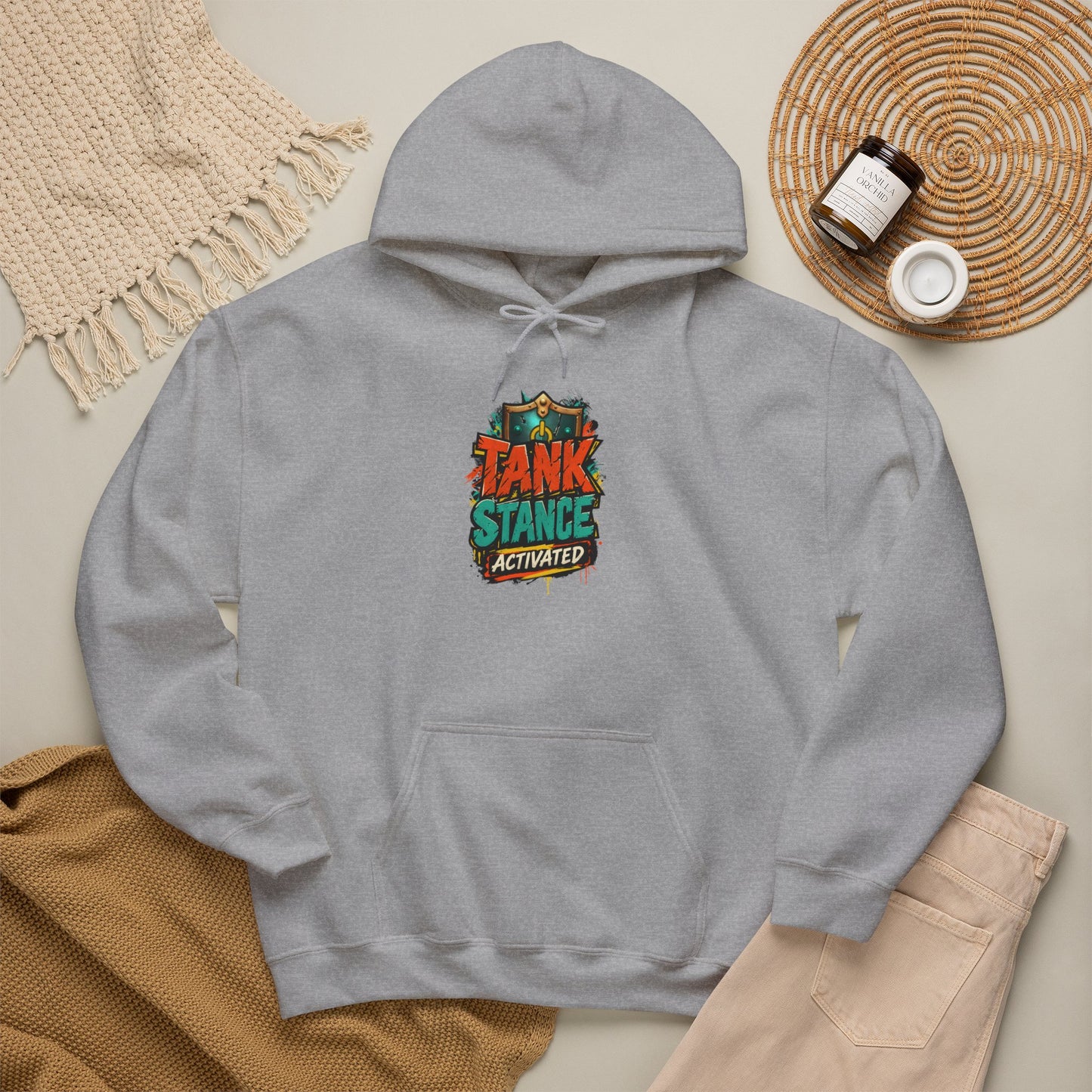 Tank Stance Activated Gamer Hoodie – Neon Graffiti Tank Main Sweatshirt