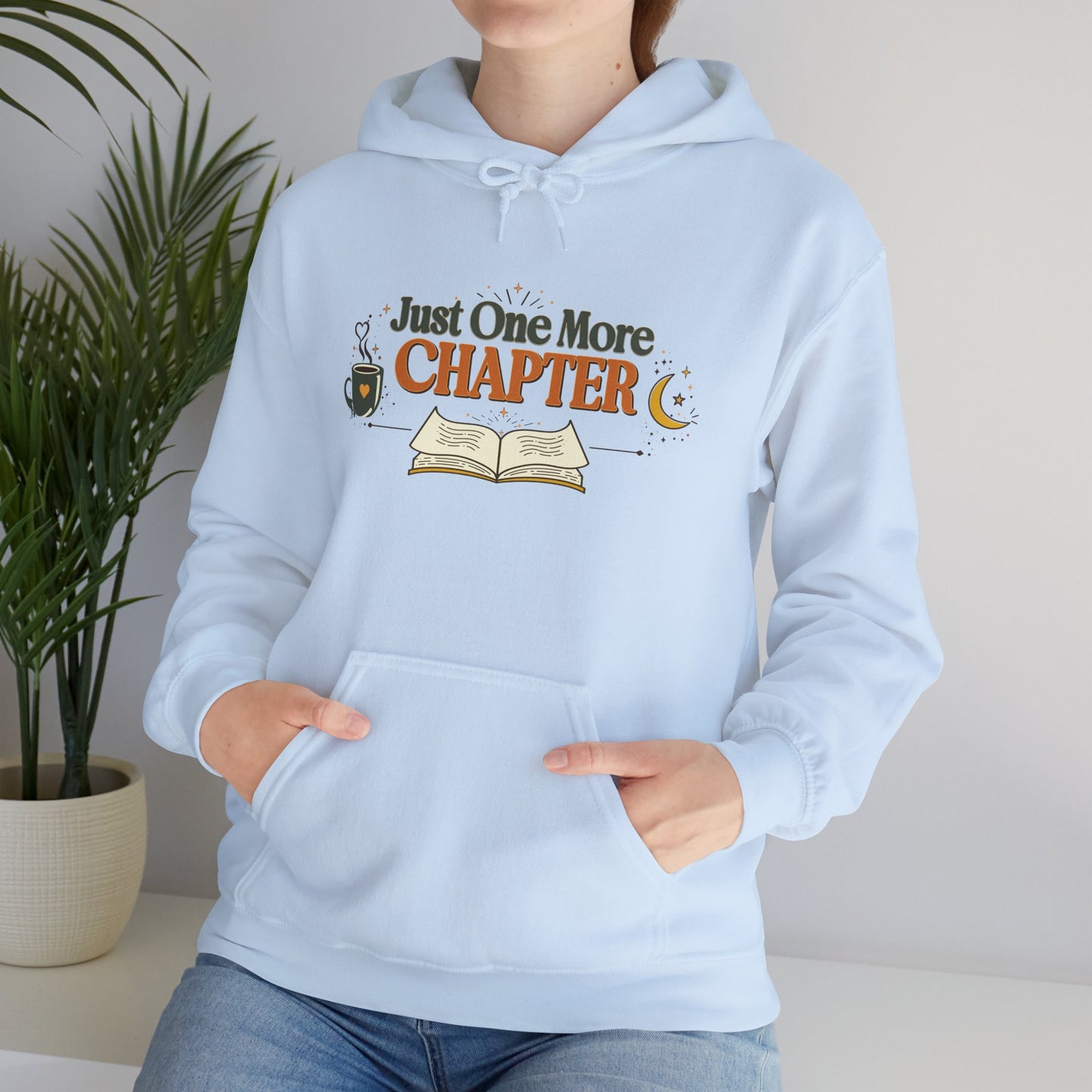 Just One More Chapter | Cozy Vintage Book Lover Hoodie