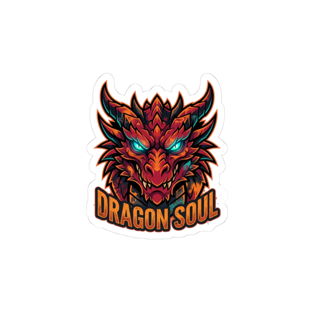 Dragon Skull Sticker | dragon, fantasy art, tattoo style