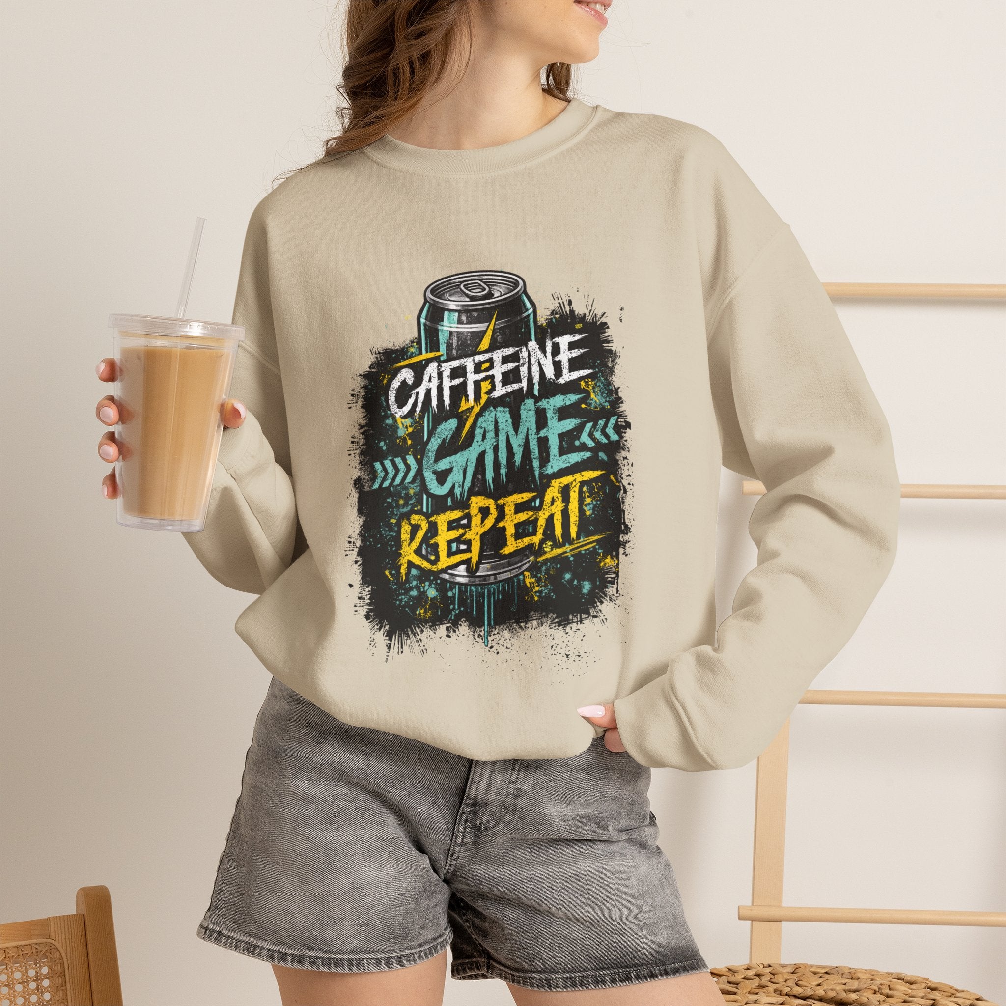 Caffeine Game Repeat Sweatshirt