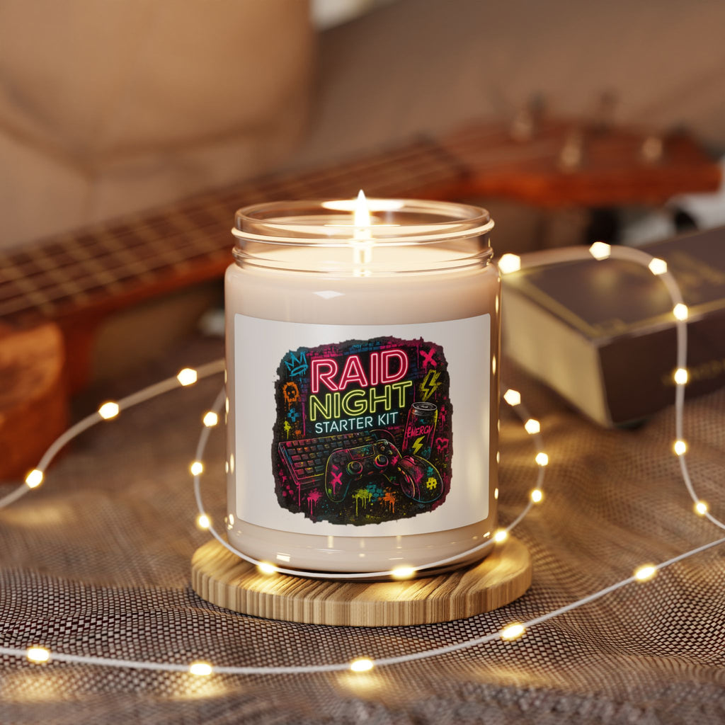 Raid Night Starter Kit | Gamer Scented Soy Candle (9oz)