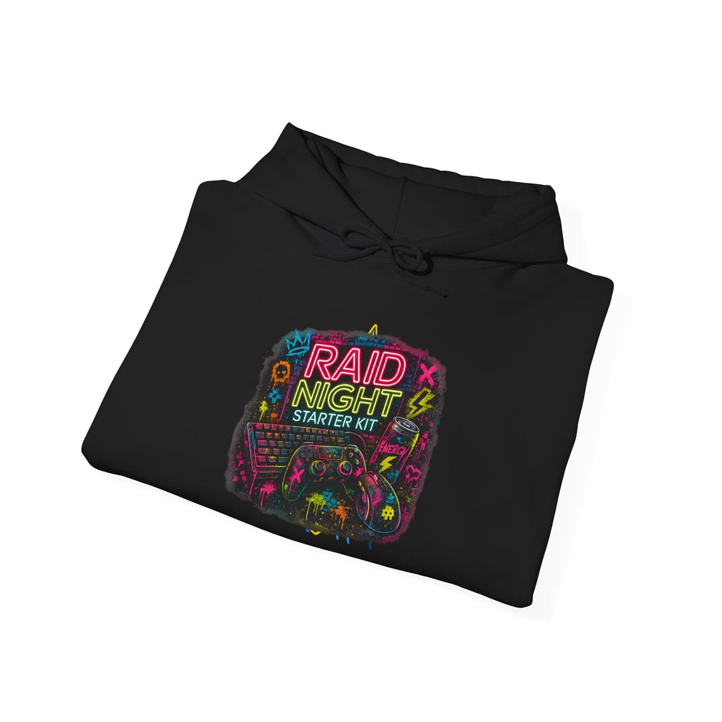 Raid Night Starter Kit | Retro Neon Gamer Hoodie