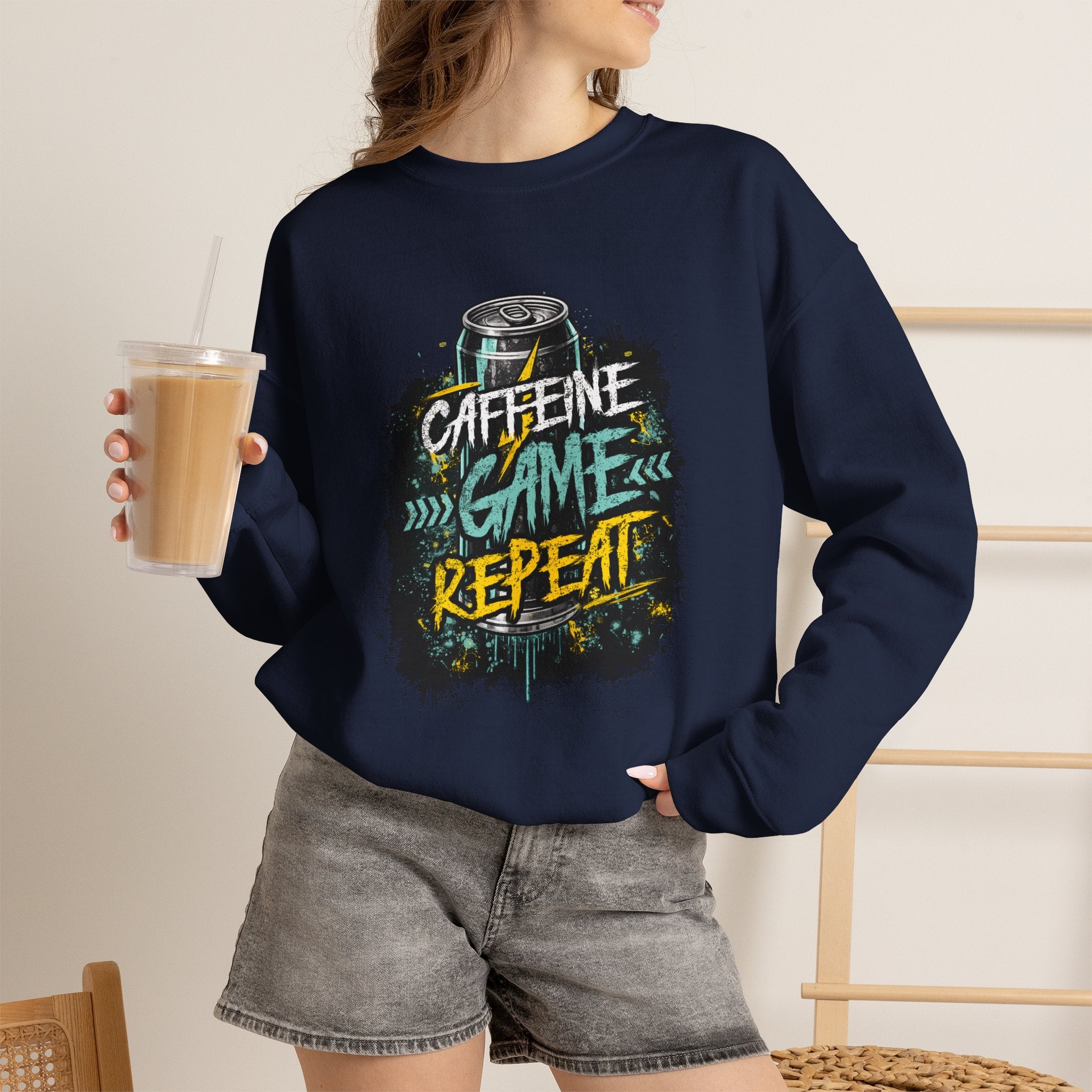 Caffeine Game Repeat Sweatshirt