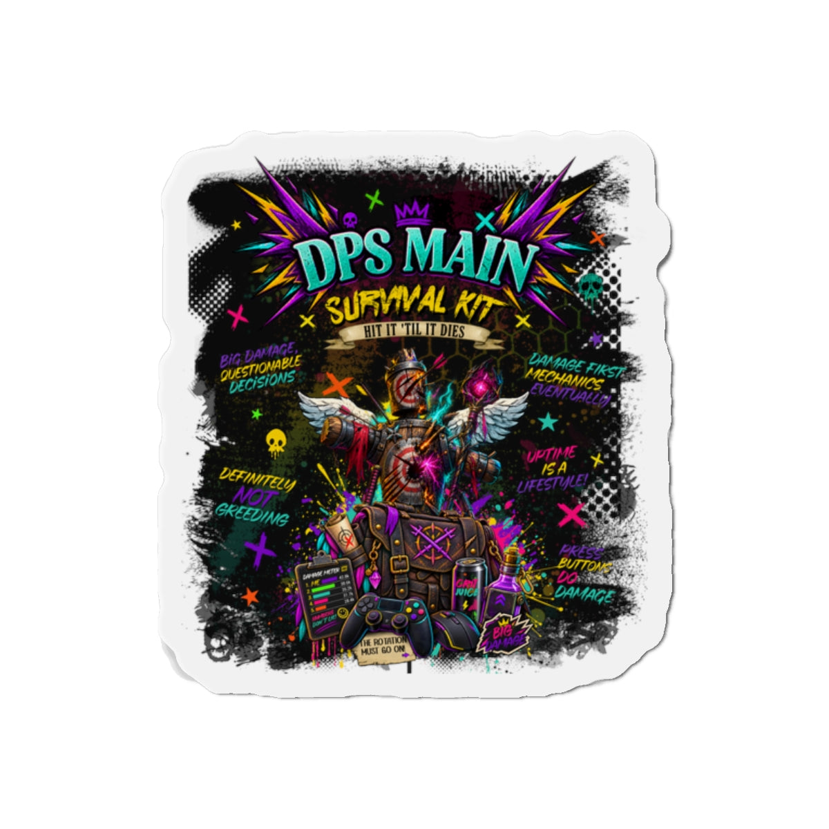 DPS Main Survival Kit Die-Cut Gamer Magnet