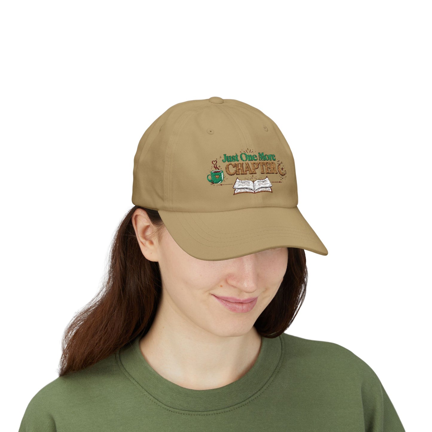 Just One More Chapter | Vintage Book Lover Dad Cap