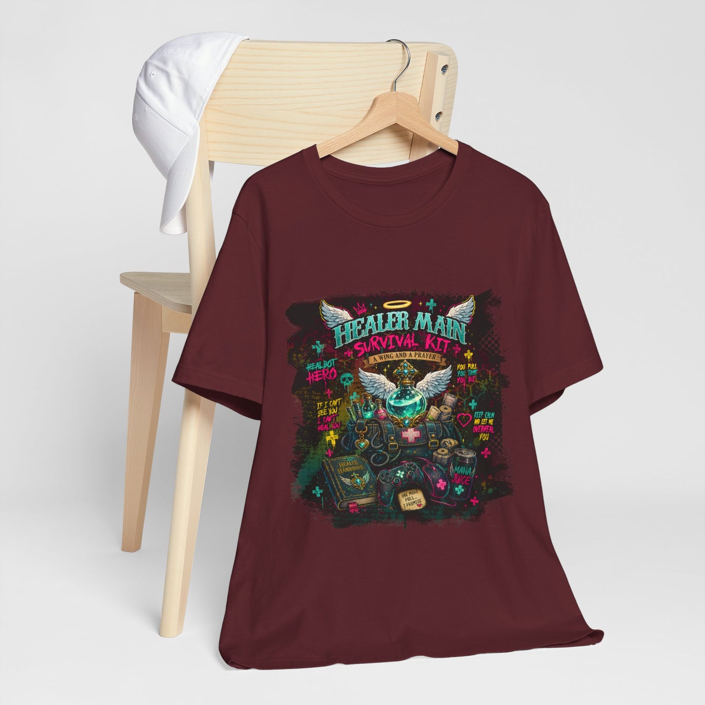 Healer Main Survival Kit | Gaming Graphic T-shirt