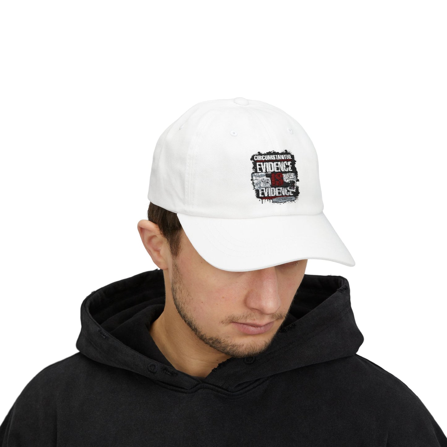 Circumstantial Evidence Is Evidence | Distressed True Crime Dad Cap