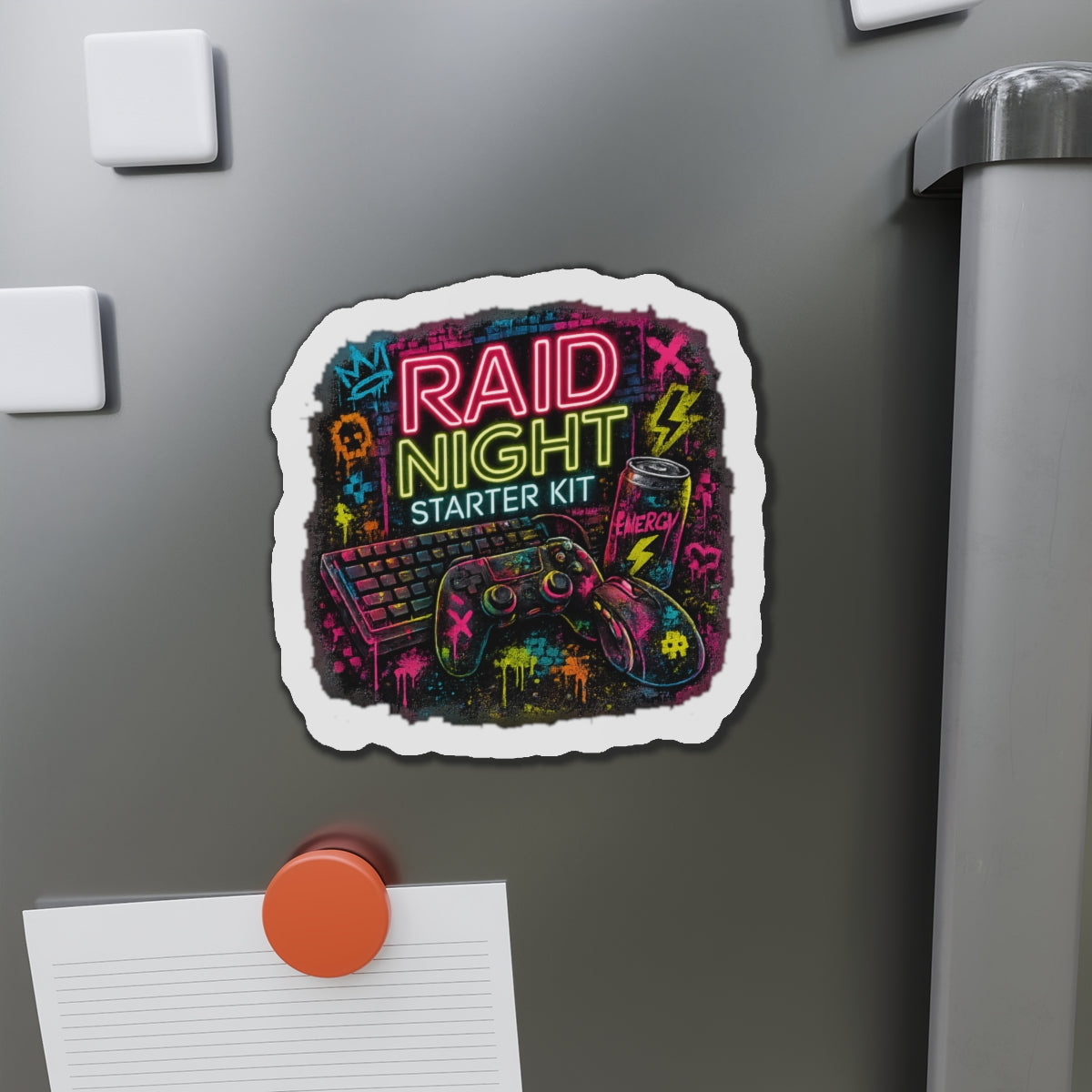 Raid Night Starter Kit Die-Cut Gamer Magnet