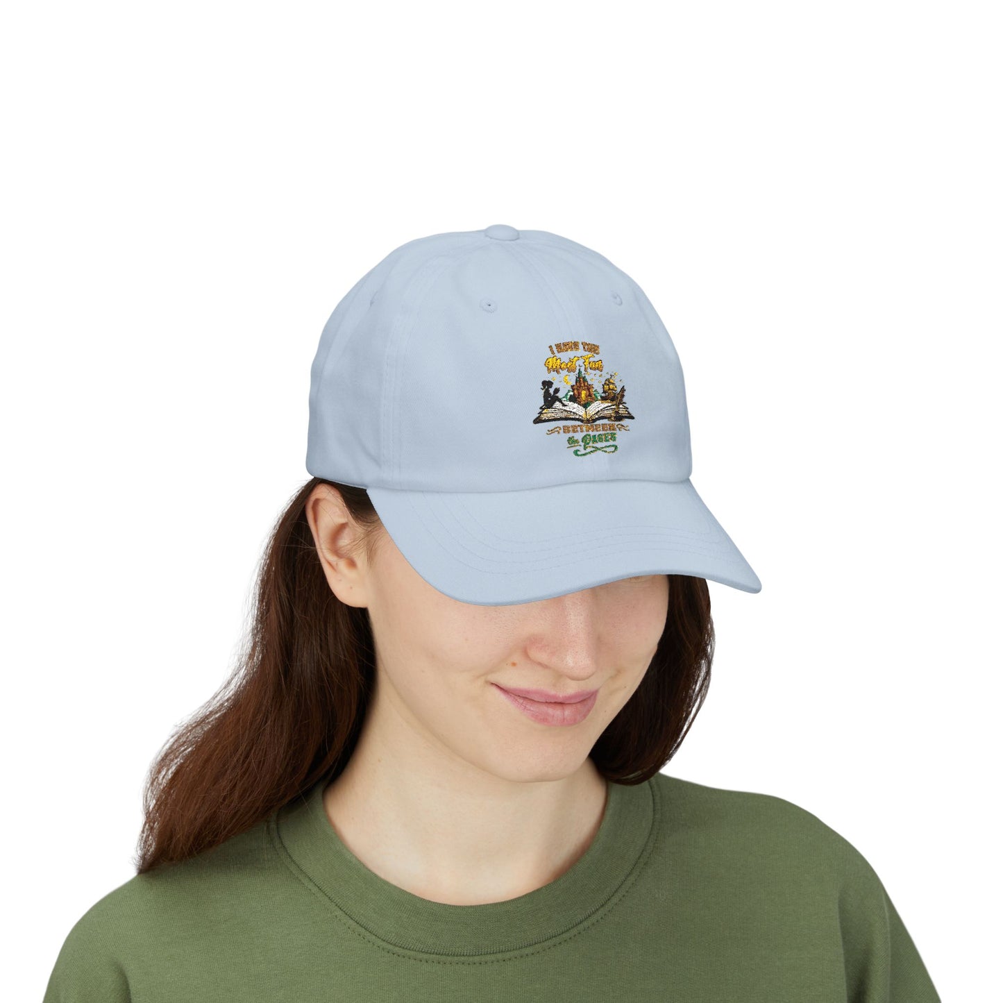 I Have the Most Fun Between the Pages Dad Cap | Fantasy Book Lover Hat
