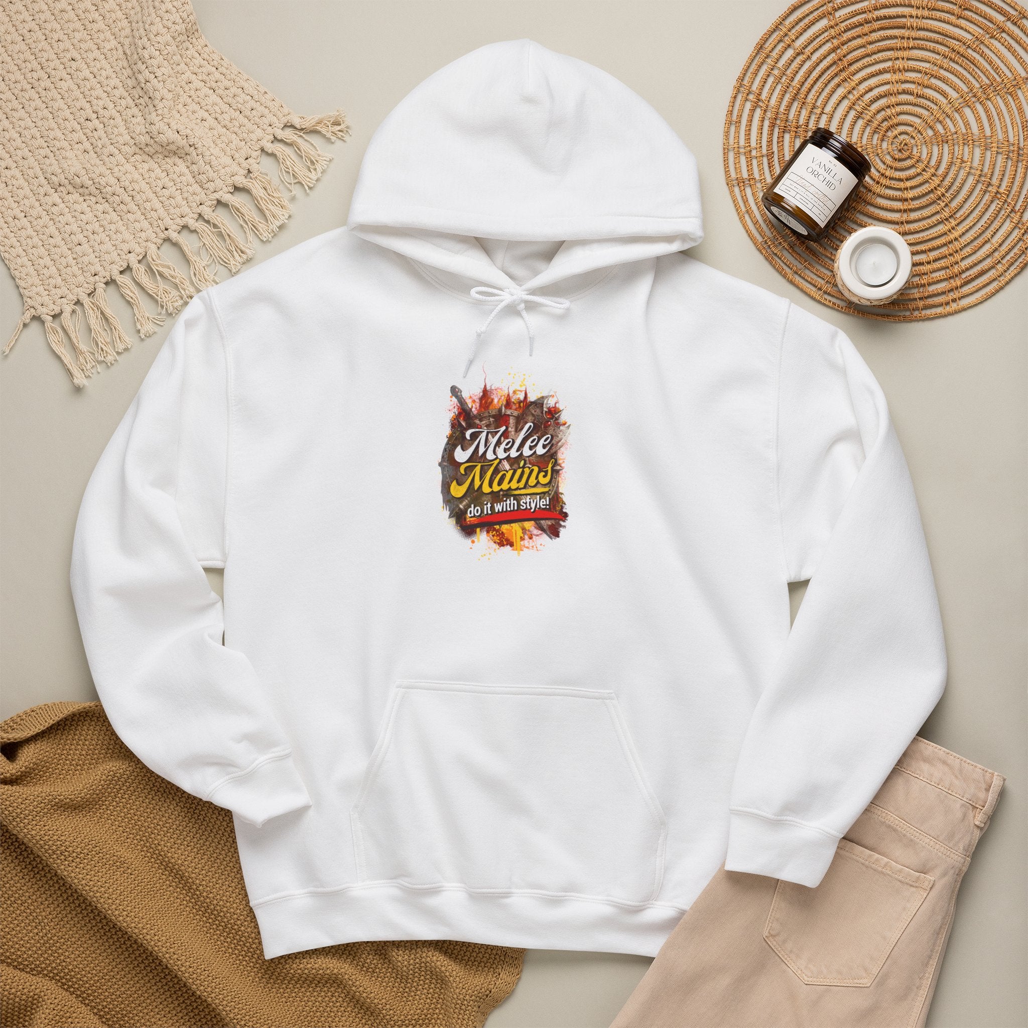 Melee Mains Do it with Style - Gaming, ESports Graphic Hoodie