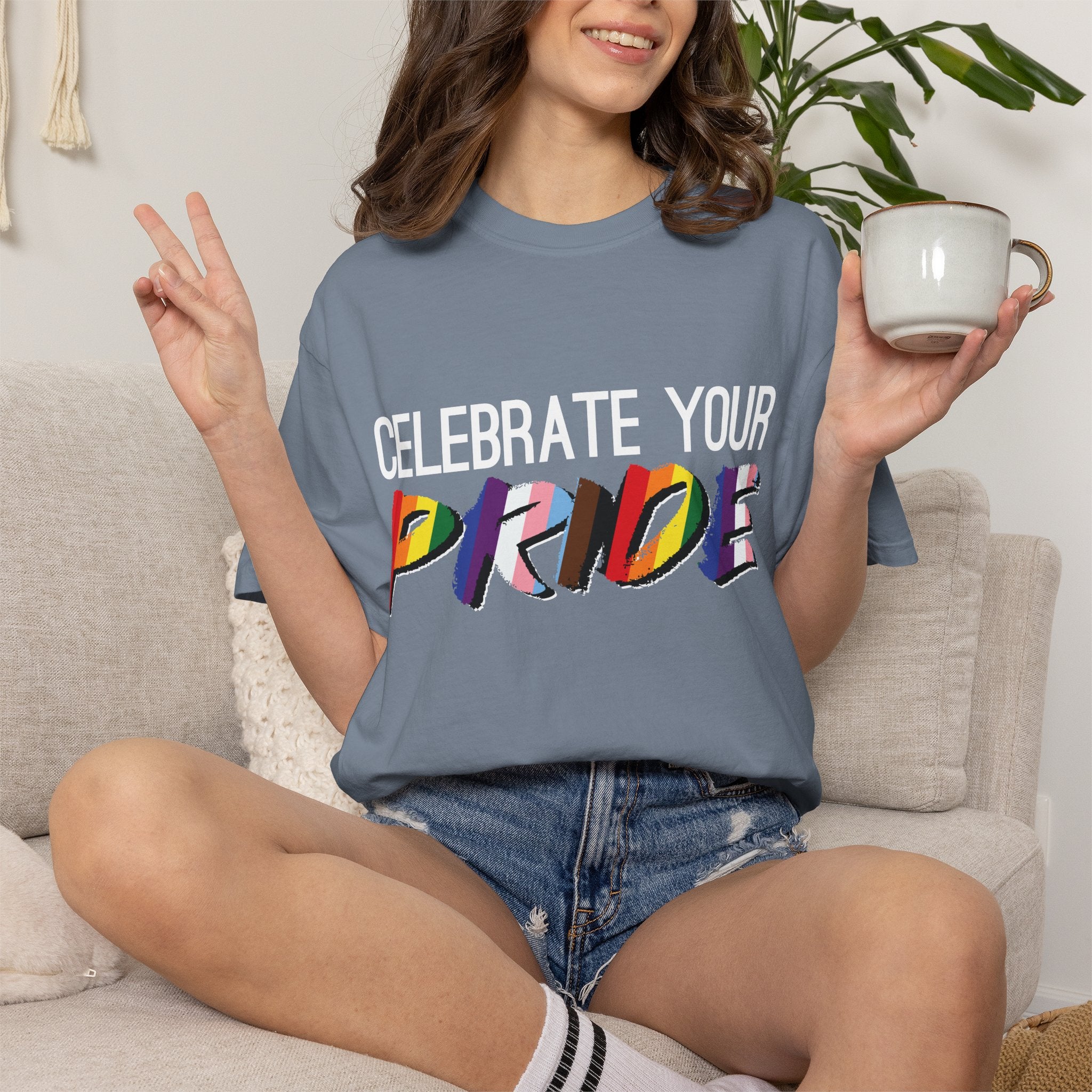 Celebrate Your Pride T-Shirt — Rainbow LGBTQ+ Pride Tee