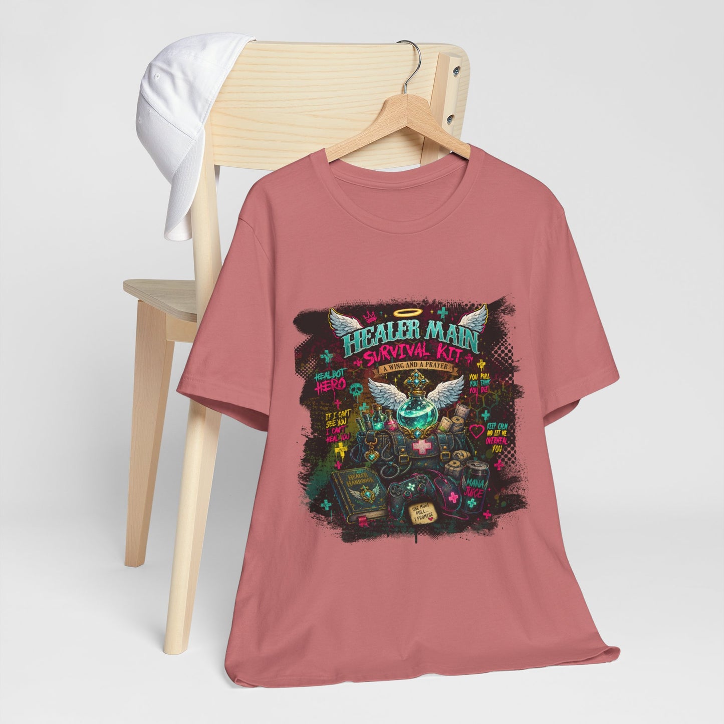 Healer Main Survival Kit | Gaming Graphic T-shirt