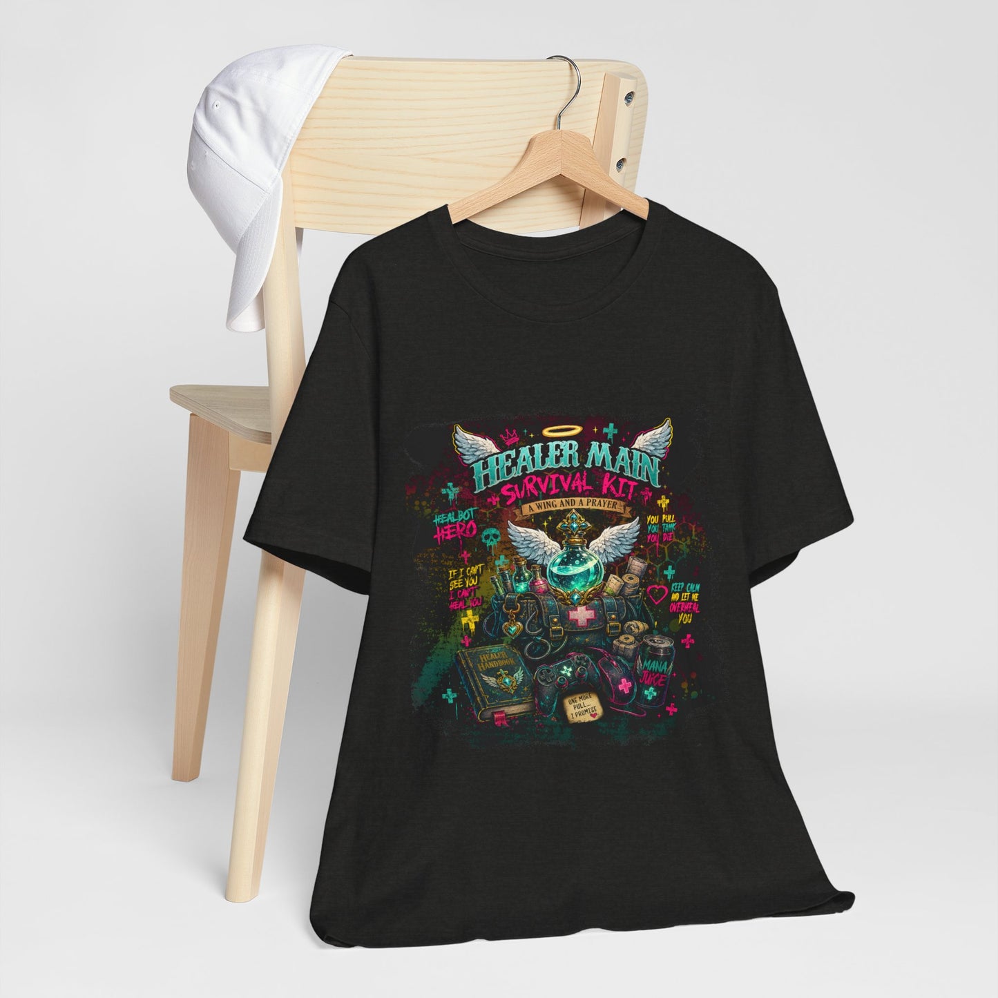 Healer Main Survival Kit | Gaming Graphic T-shirt