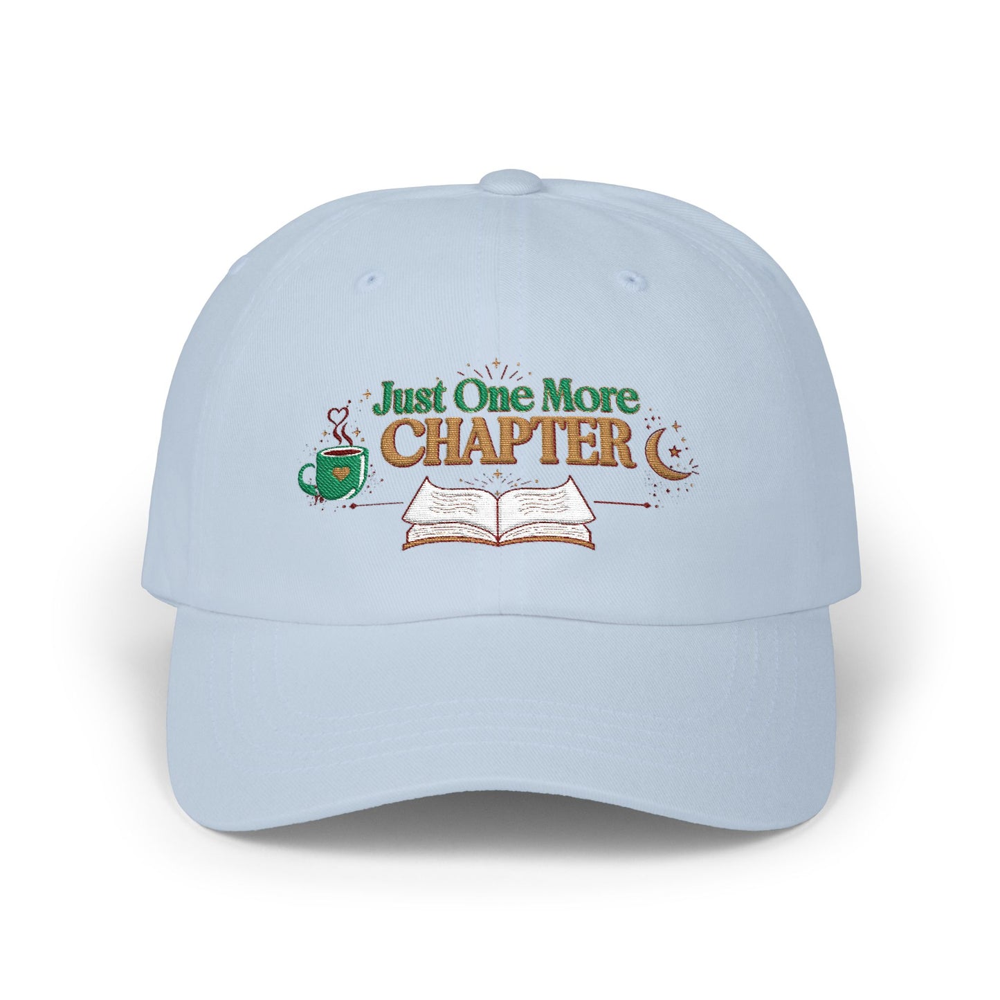 Just One More Chapter | Vintage Book Lover Dad Cap