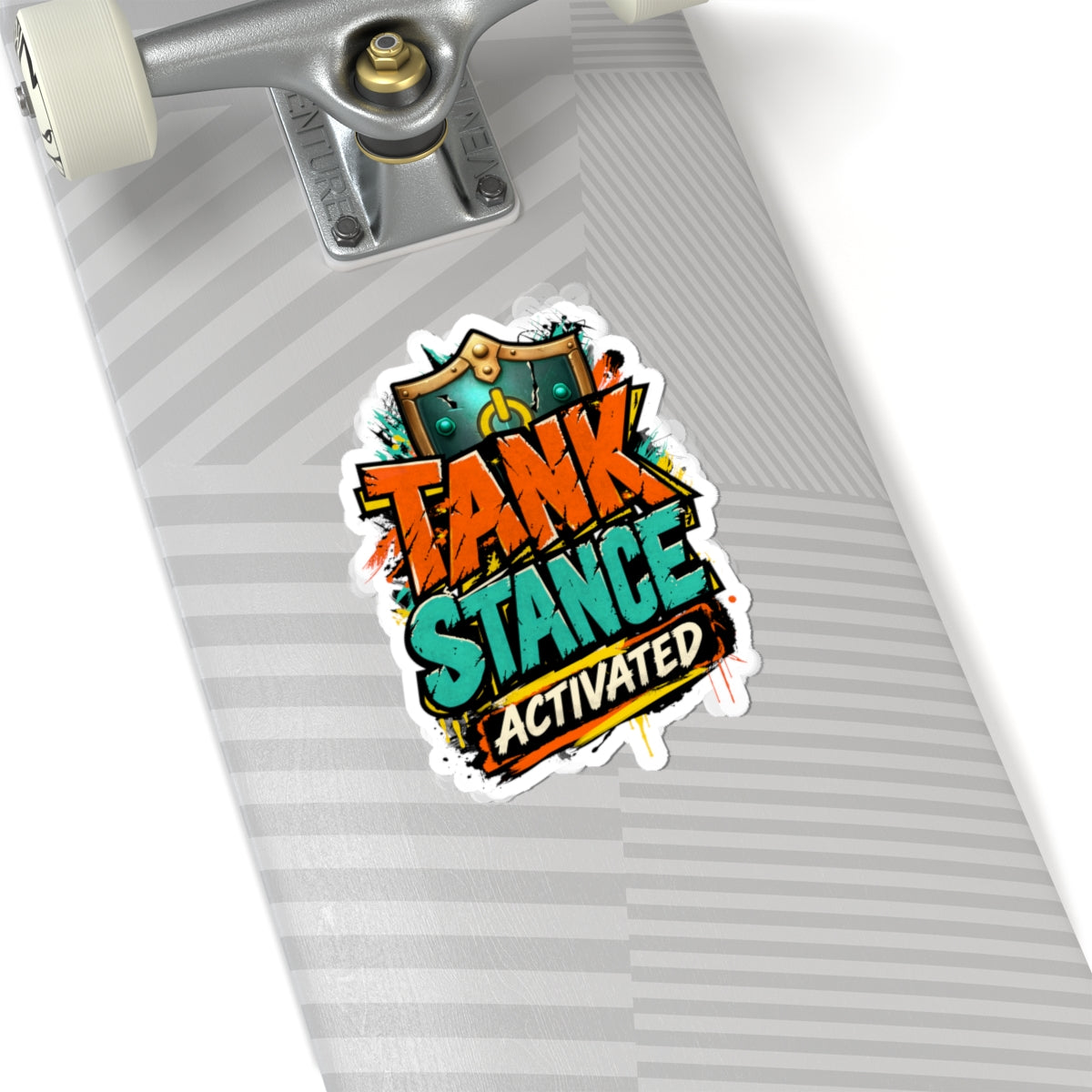 Tank Stance Activated Gamer Sticker – Neon Graffiti Tank Main Decal