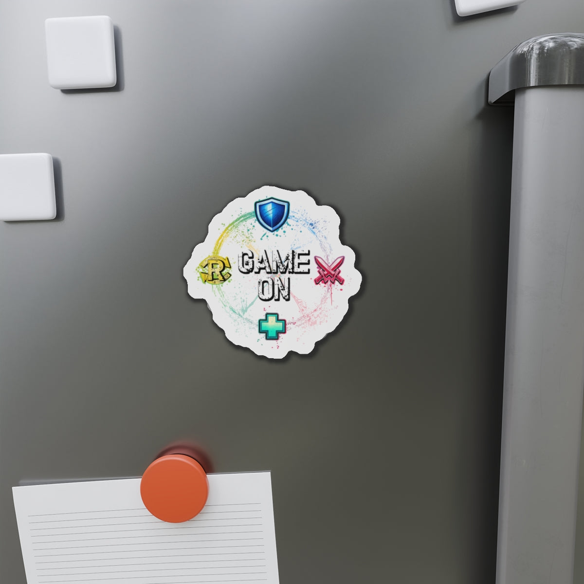 Game On Party Roles Die-Cut Gamer Magnet