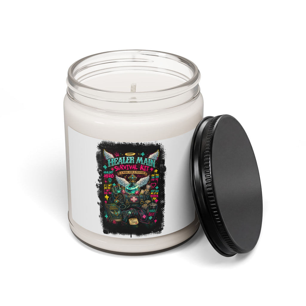 Healer Main Survival Kit | Gamer Scented Soy Candle (9oz)