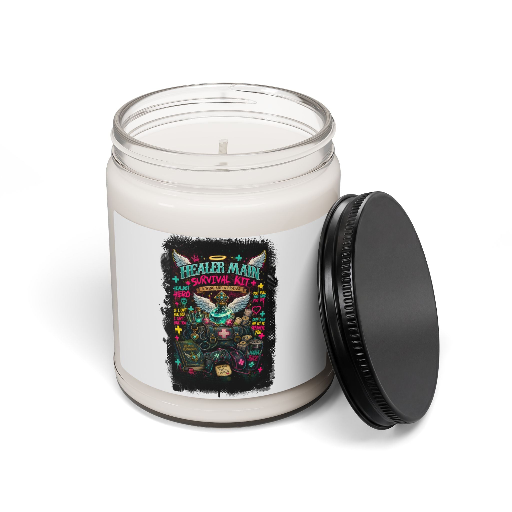 Healer Main Survival Kit | Gamer Scented Soy Candle (9oz)
