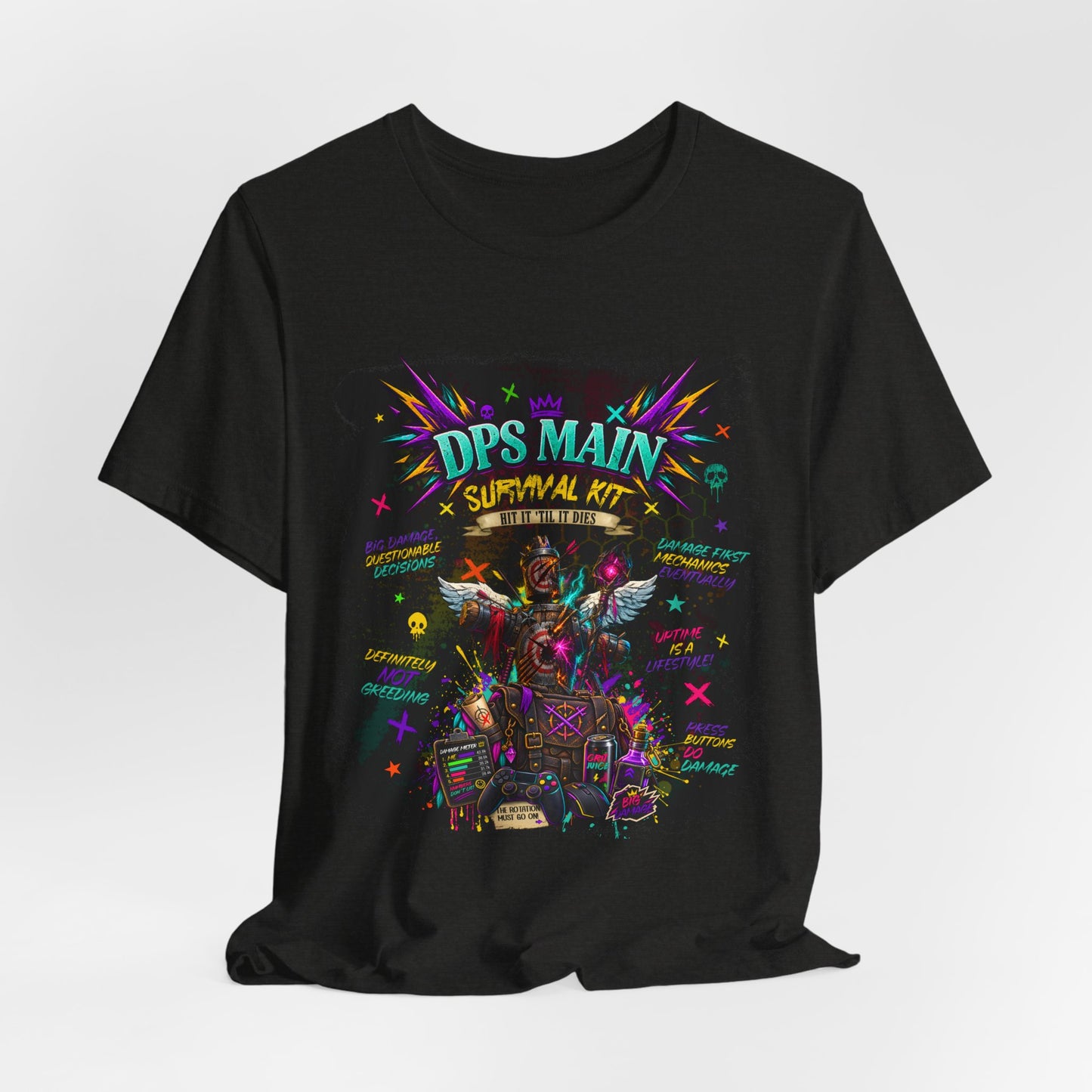 DPS Main Survival Kit – MMORPG Gamer T-Shirt