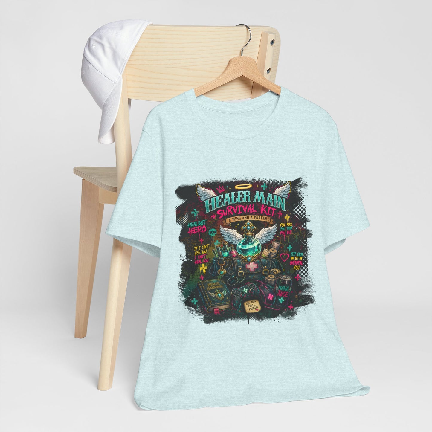 Healer Main Survival Kit | Gaming Graphic T-shirt