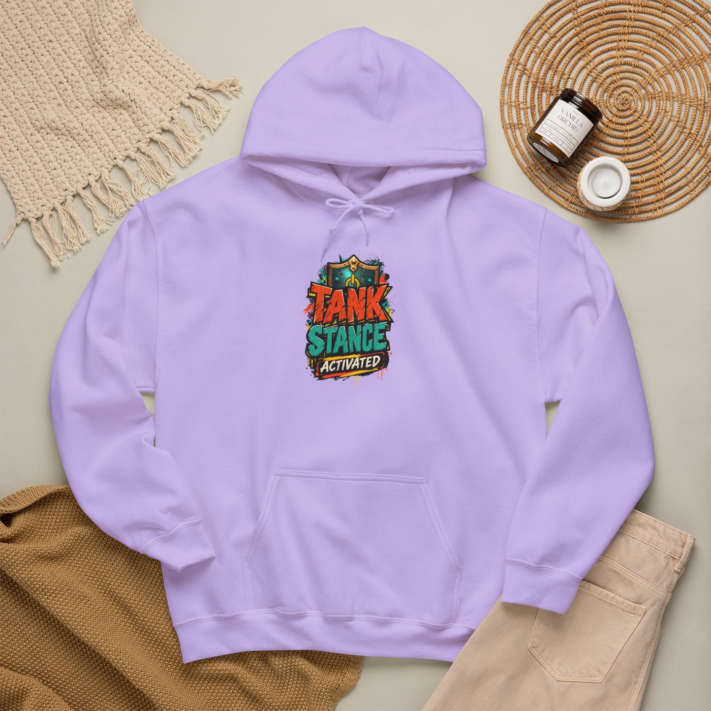 Tank Stance Activated Gamer Hoodie – Neon Graffiti Tank Main Sweatshirt
