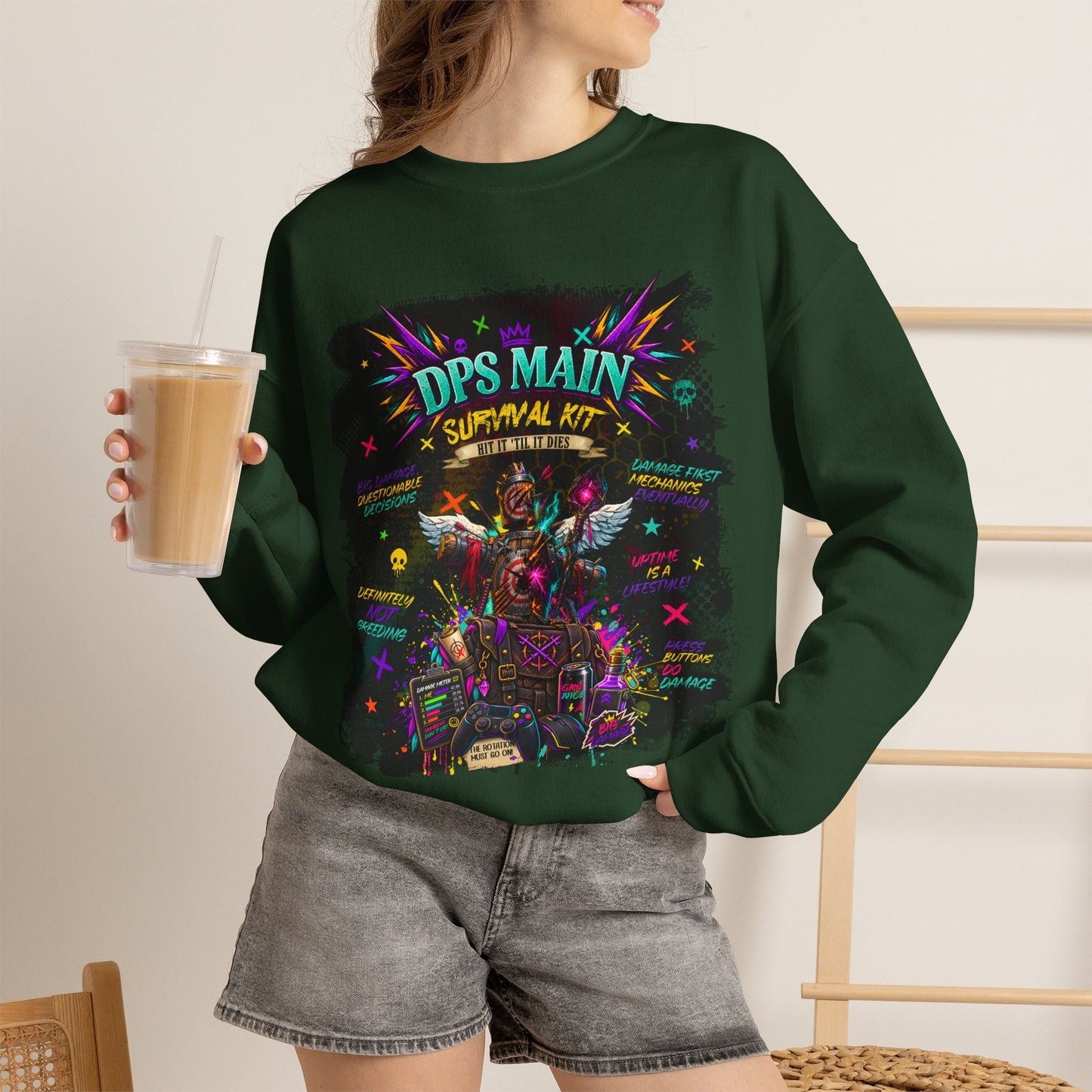 DPS Main Survival Kit | Fantasy Gamer Sweatshirt