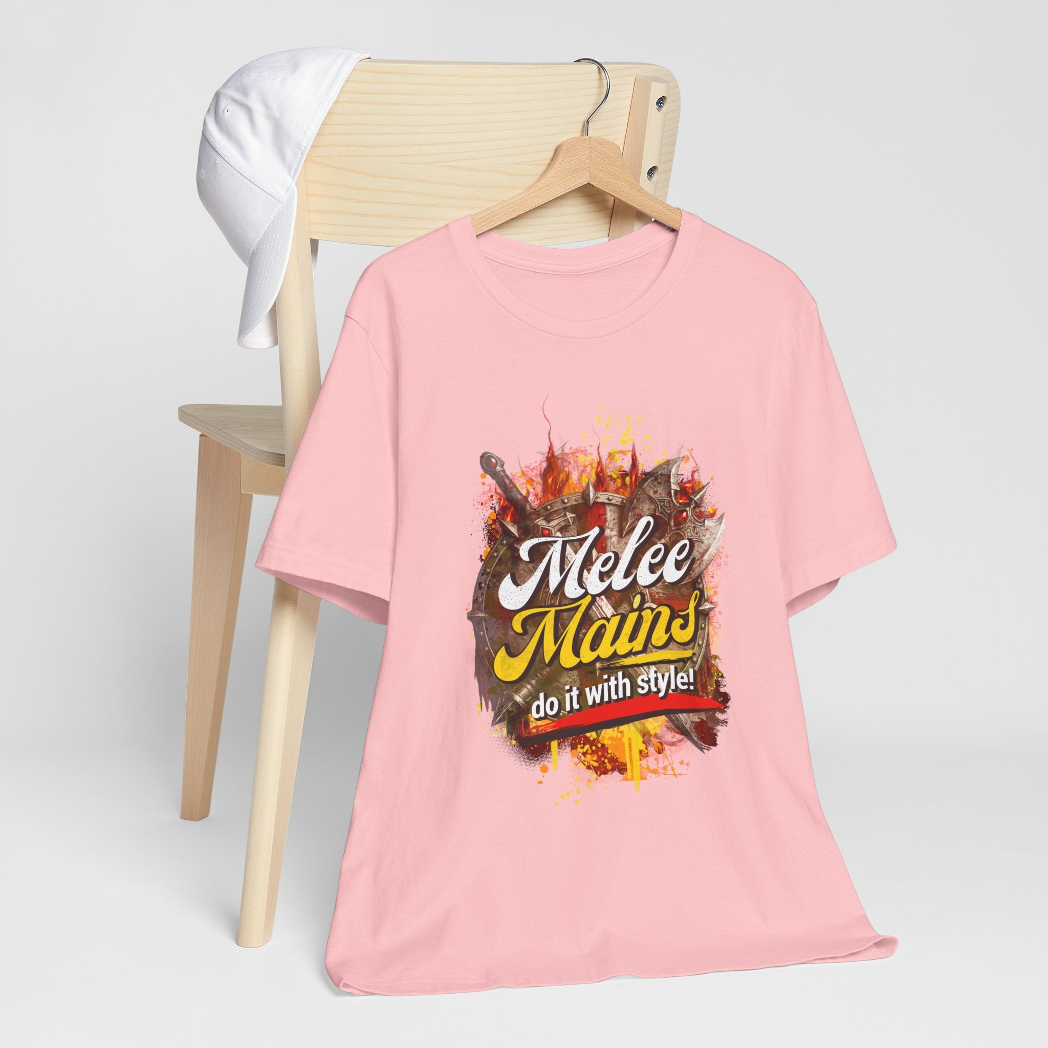 Melee Mains Graphic Tee — “Melee Mains do it with style!” Gamer T‑Shirt