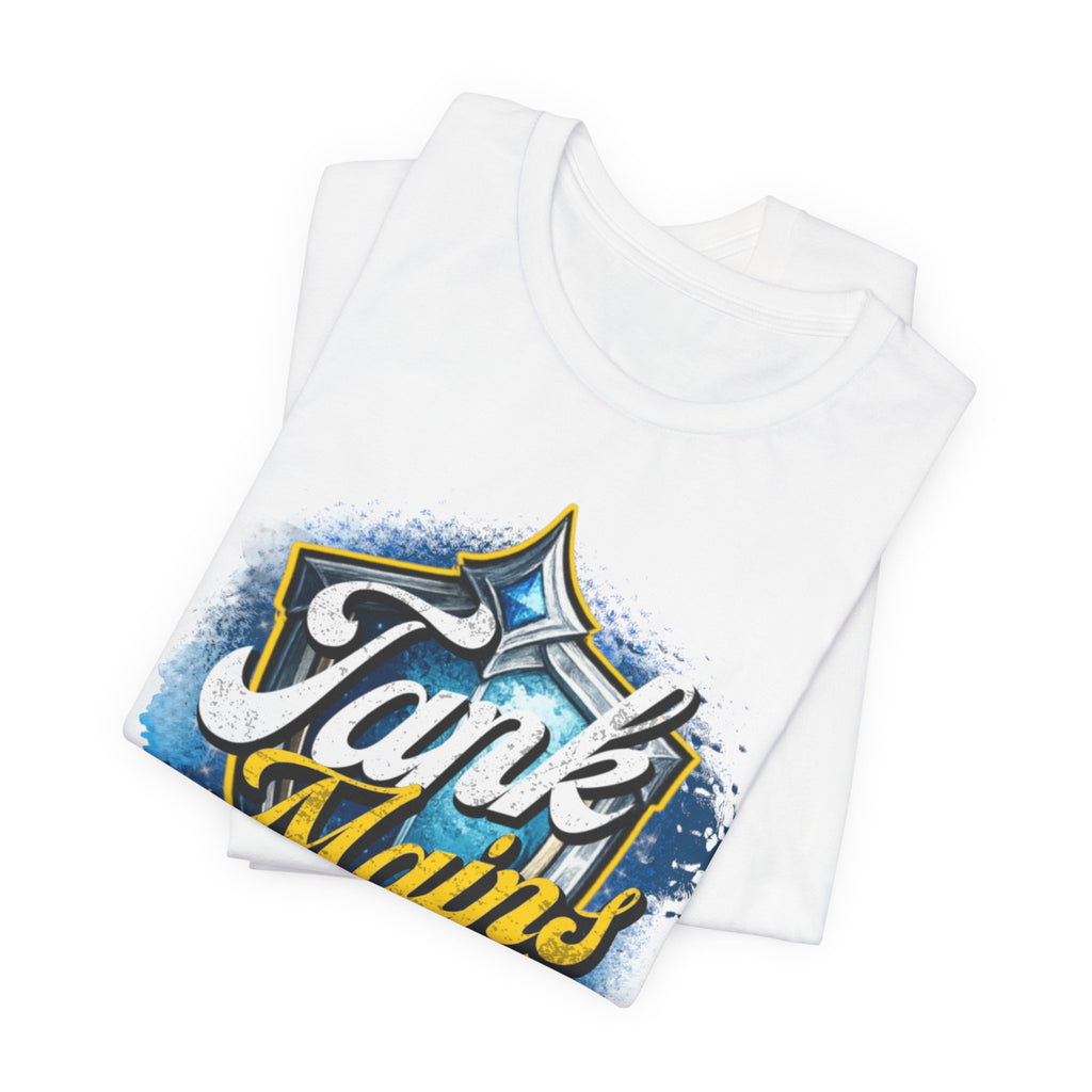 Tank Mains Gaming T‑Shirt — "Do It With a Crowd" Retro Esports Tee