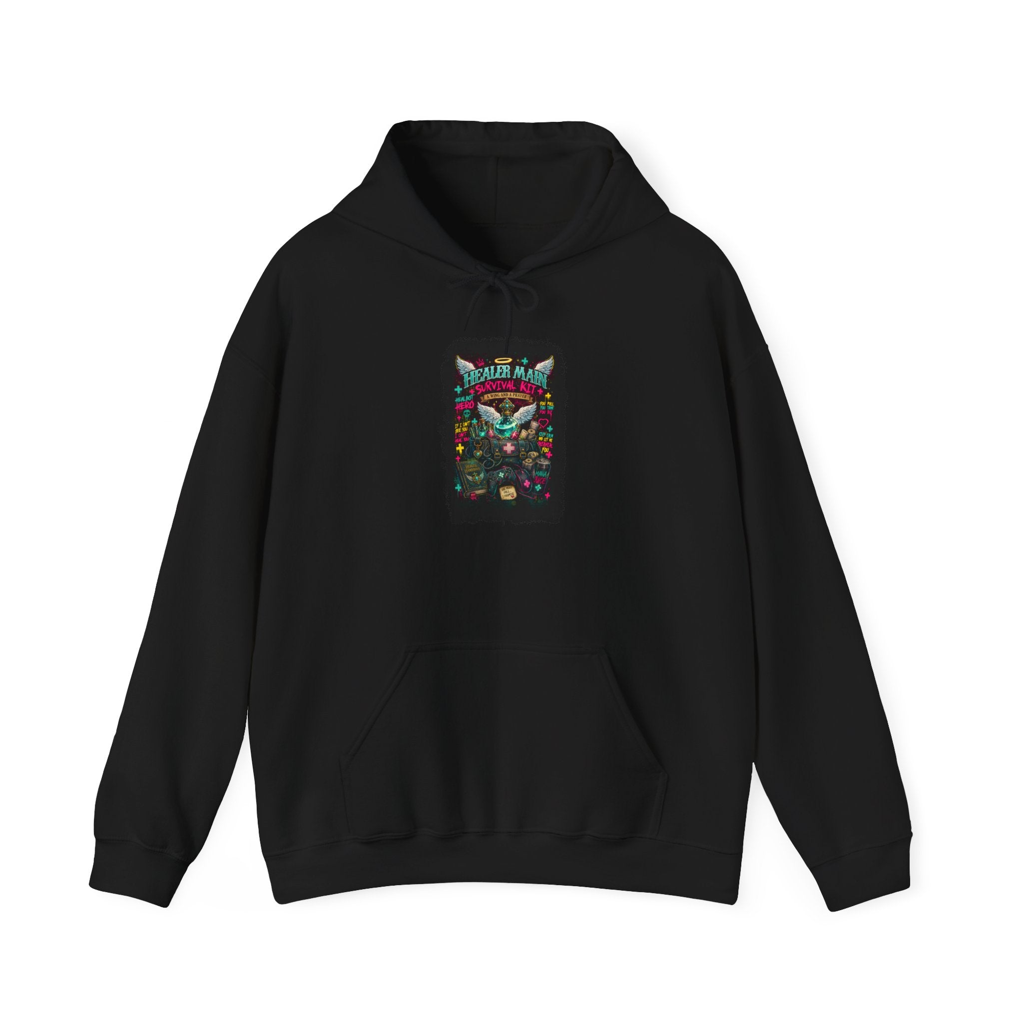 Healer Main Survival Kit | Fantasy Gamer Hoodie