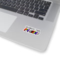 Celebrate Your Pride Kiss-Cut Sticker — Rainbow LGBTQ+ Support Decal