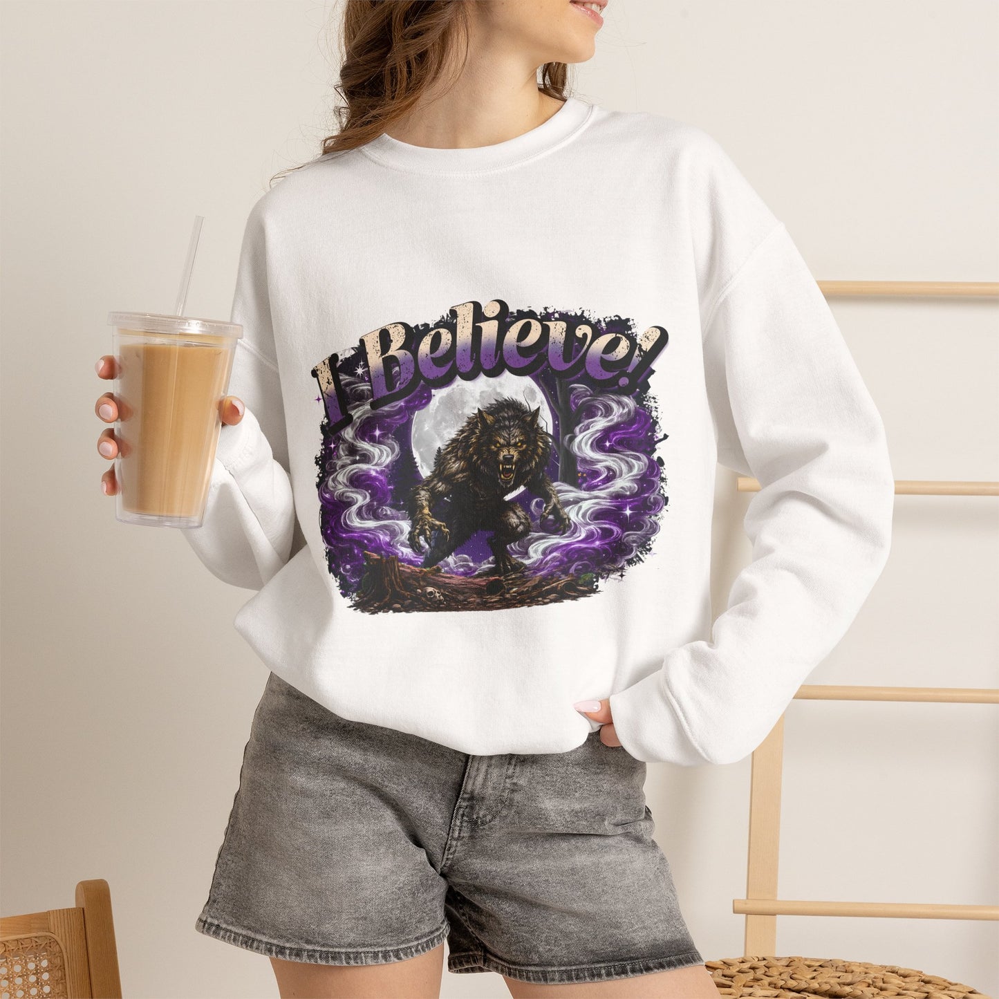 I Believe... Werewolf Crewneck Sweatshirt