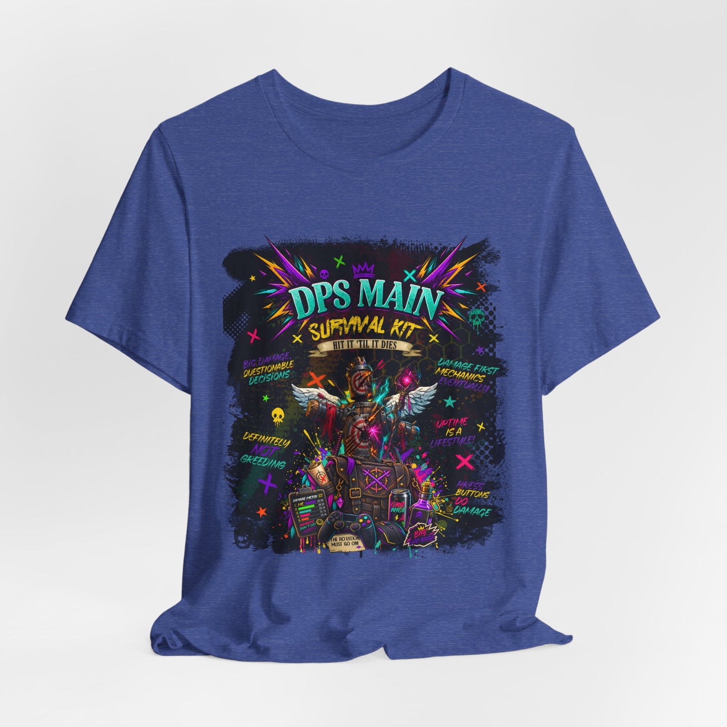 DPS Main Survival Kit – MMORPG Gamer T-Shirt