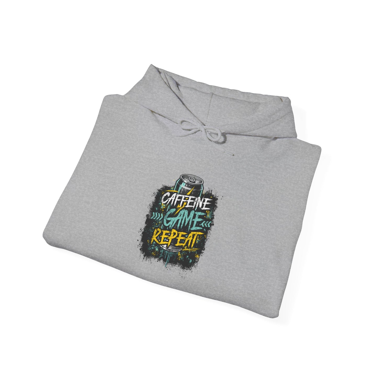 Caffeine Game Repeat | Gaming, E-Sports Hoodie