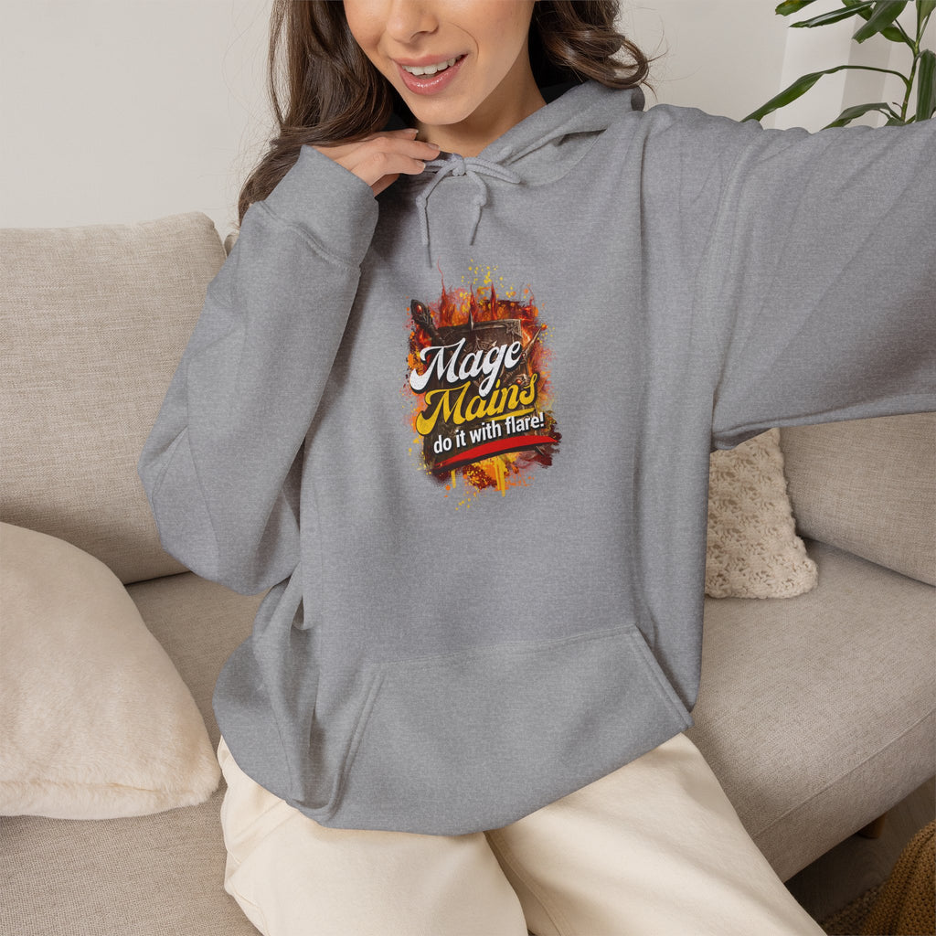Mage Mains Do it with Flare | Gaming, E-Sports Hoodie