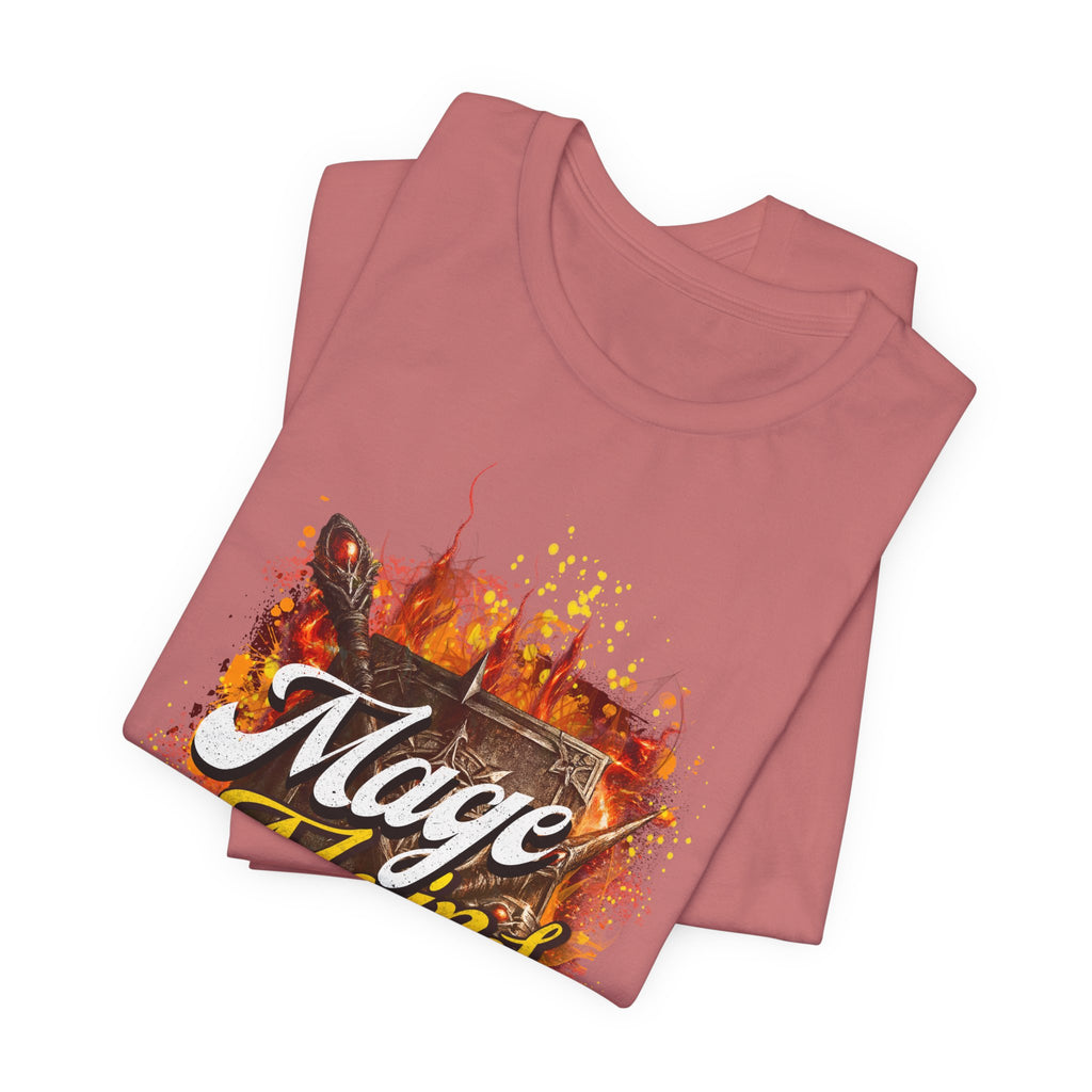 Mage Mains Tee — "Do It With Flare!" Fantasy Gamer Spellcaster T-Shirt