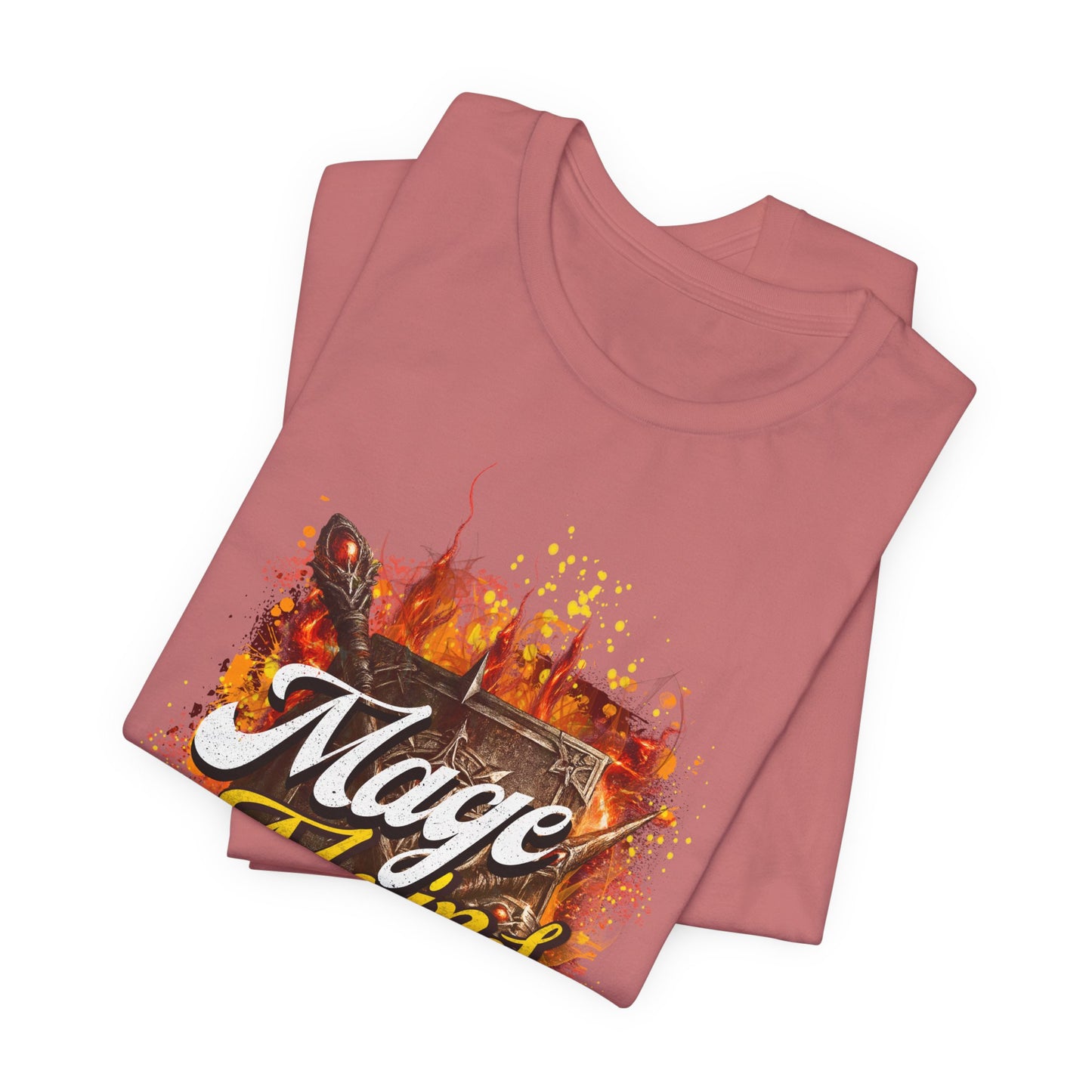 Mage Mains Tee — "Do It With Flare!" Fantasy Gamer Spellcaster T-Shirt