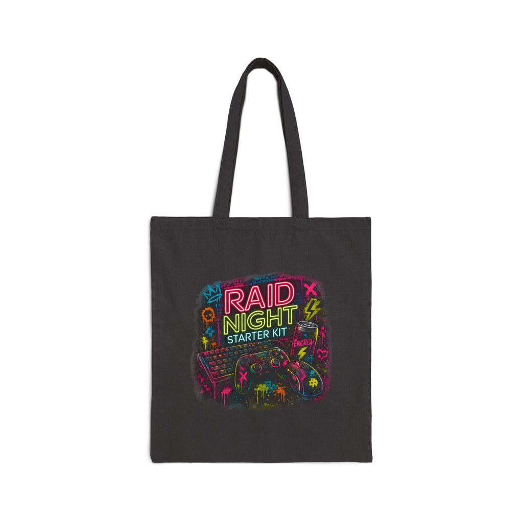 Raid Night Starter Kit | Retro Neon Gamer Tote Bag