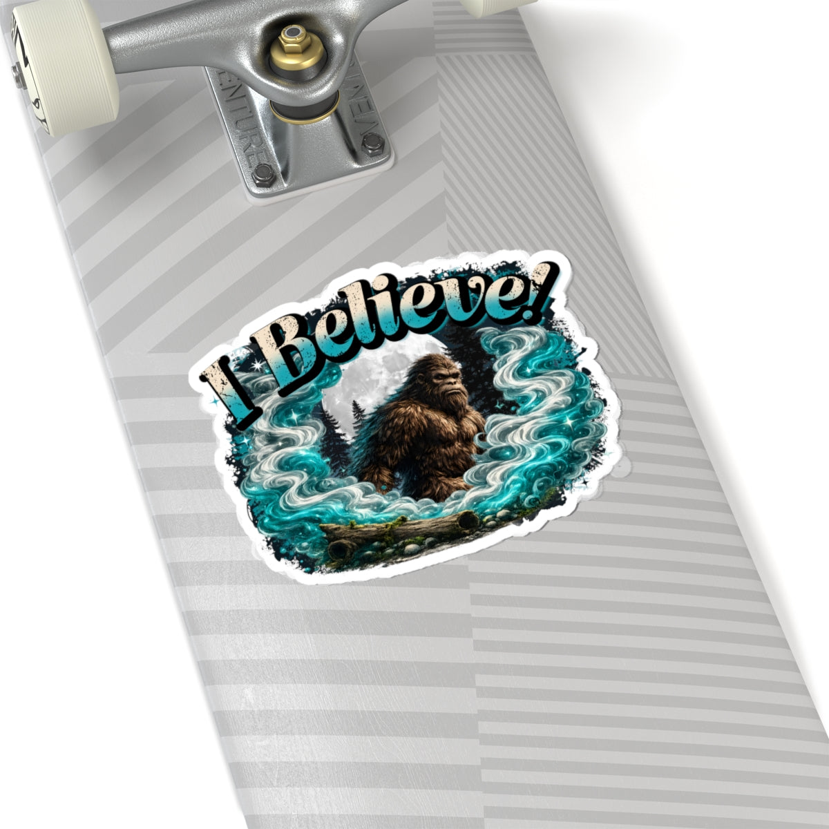 I Believe! Bigfoot Vinyl Sticker | Sasquatch Cryptid Wilderness Decal